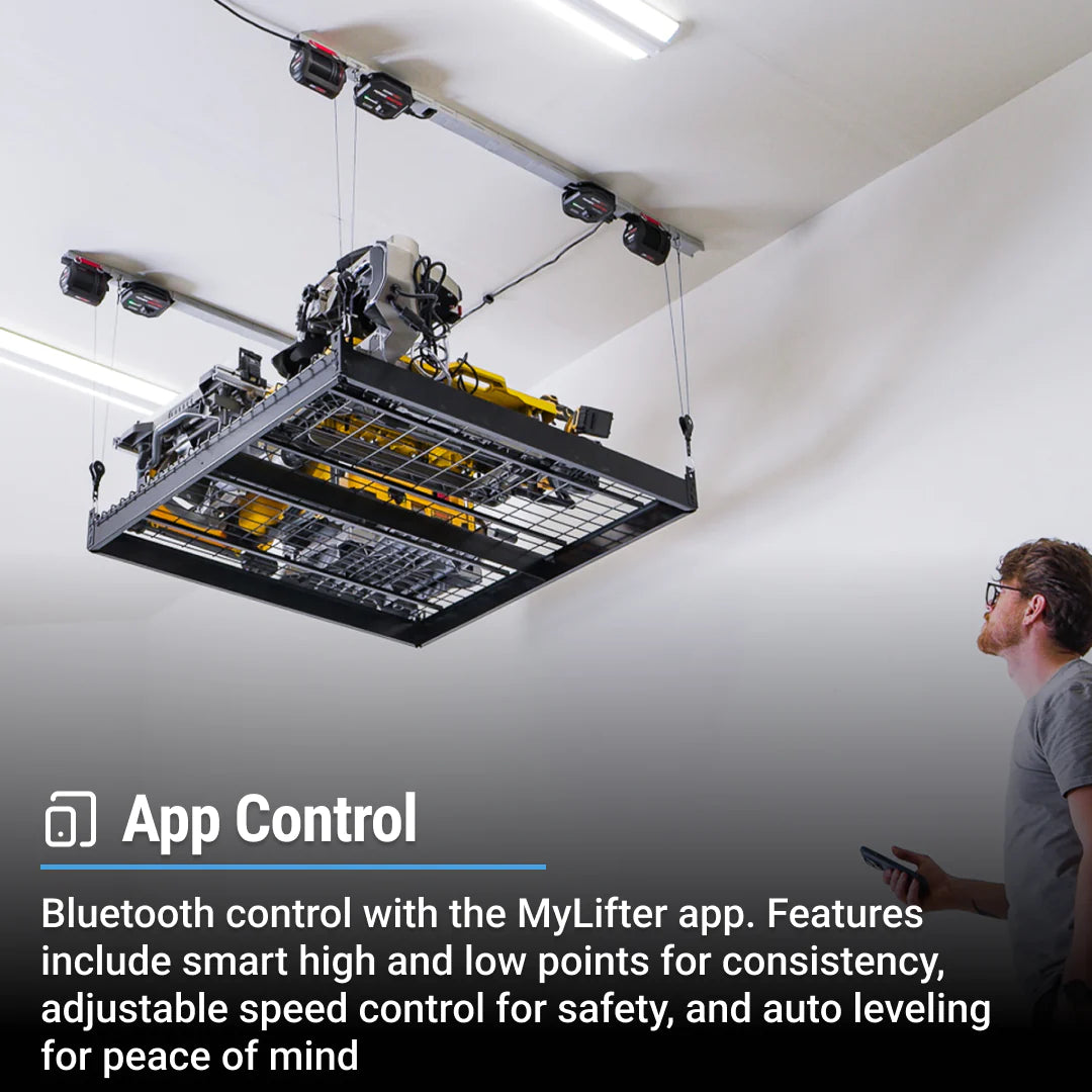 Elevador de plataforma para almacenamiento SmarterHome de 4' x 4' - 400 lb