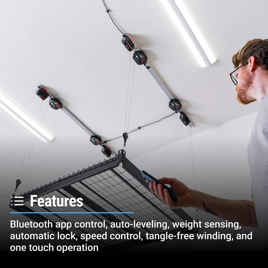 Elevador de plataforma para almacenamiento SmarterHome de 4' x 4' - 400 lb