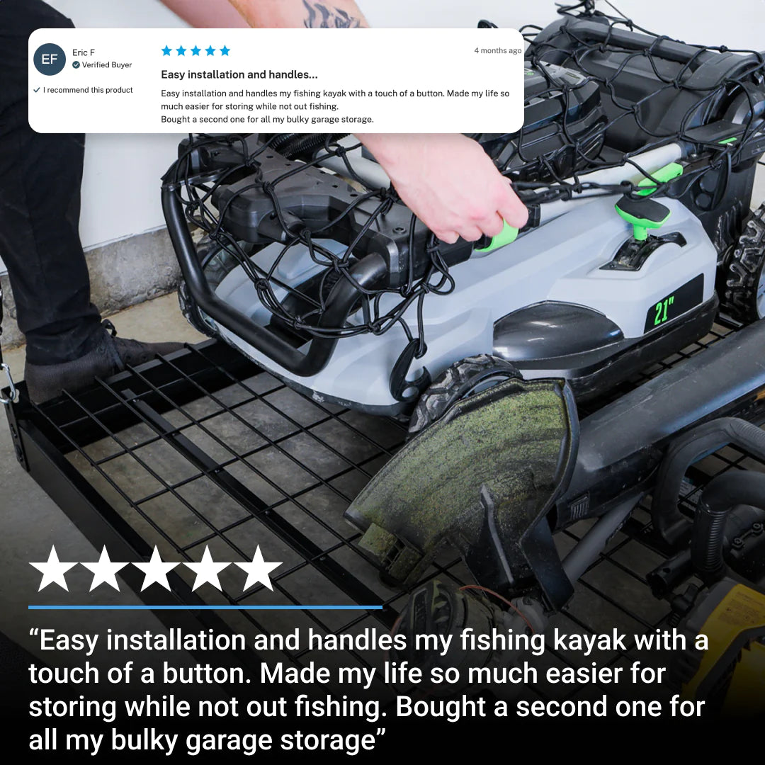 Elevador de plataforma para almacenamiento SmarterHome de 4' x 4' - 400 lb