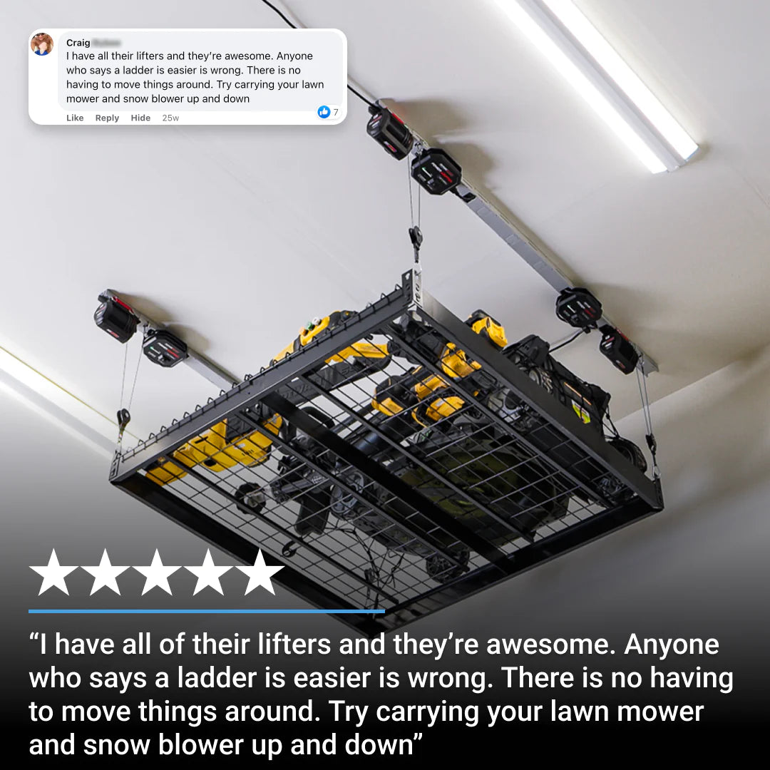 Elevador de plataforma para almacenamiento SmarterHome de 4' x 4' - 400 lb