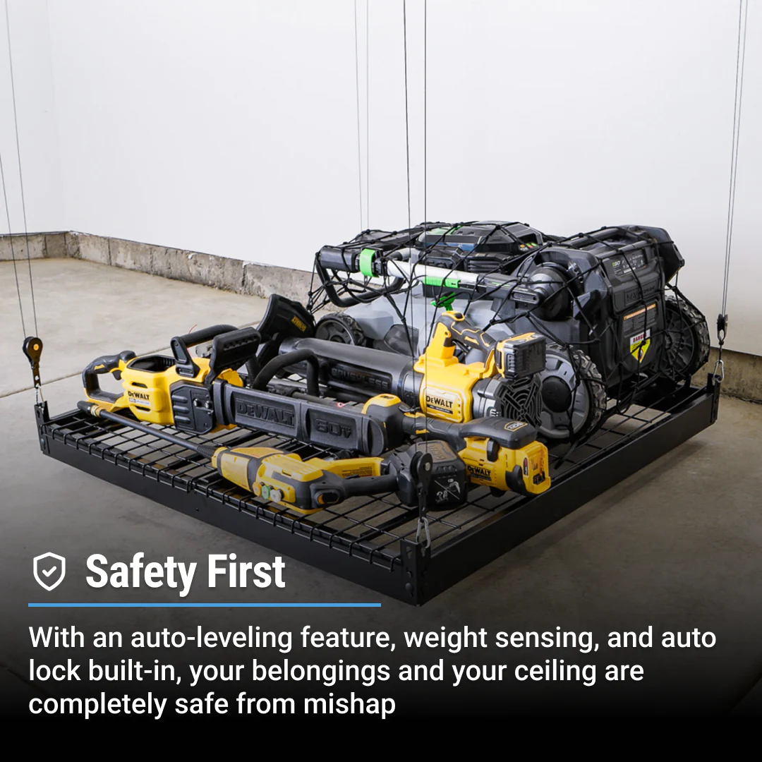 Elevador de plataforma para almacenamiento SmarterHome de 4' x 4' - 400 lb