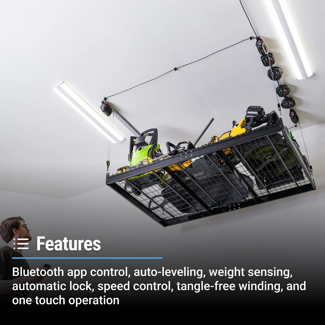 Elevador de plataforma para almacenamiento SmarterHome de 4' x 6' - 400 lb