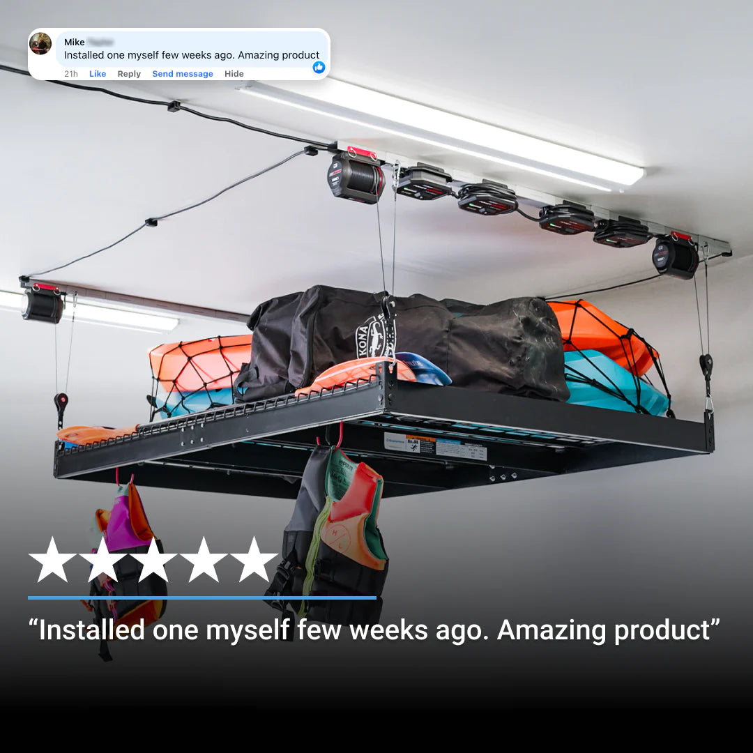 Elevador de plataforma para almacenamiento SmarterHome de 4' x 6' - 400 lb