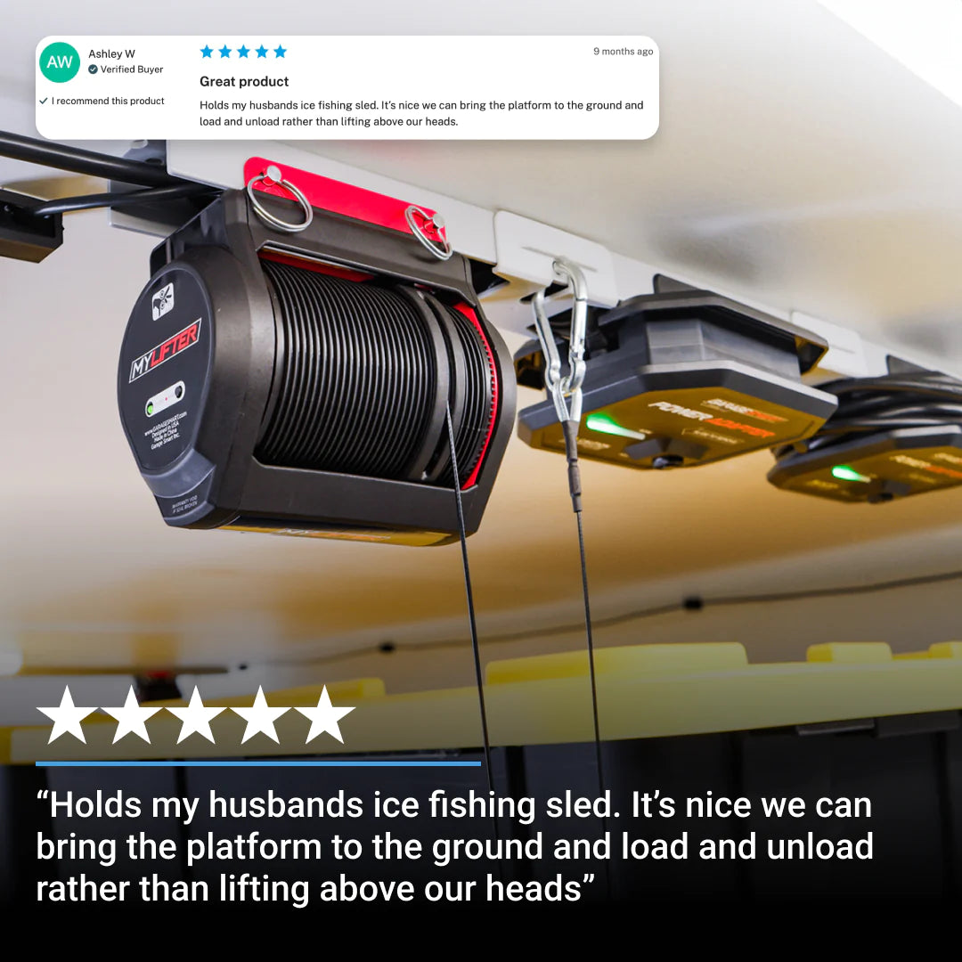 Elevador de plataforma para almacenamiento SmarterHome de 4' x 6' - 400 lb