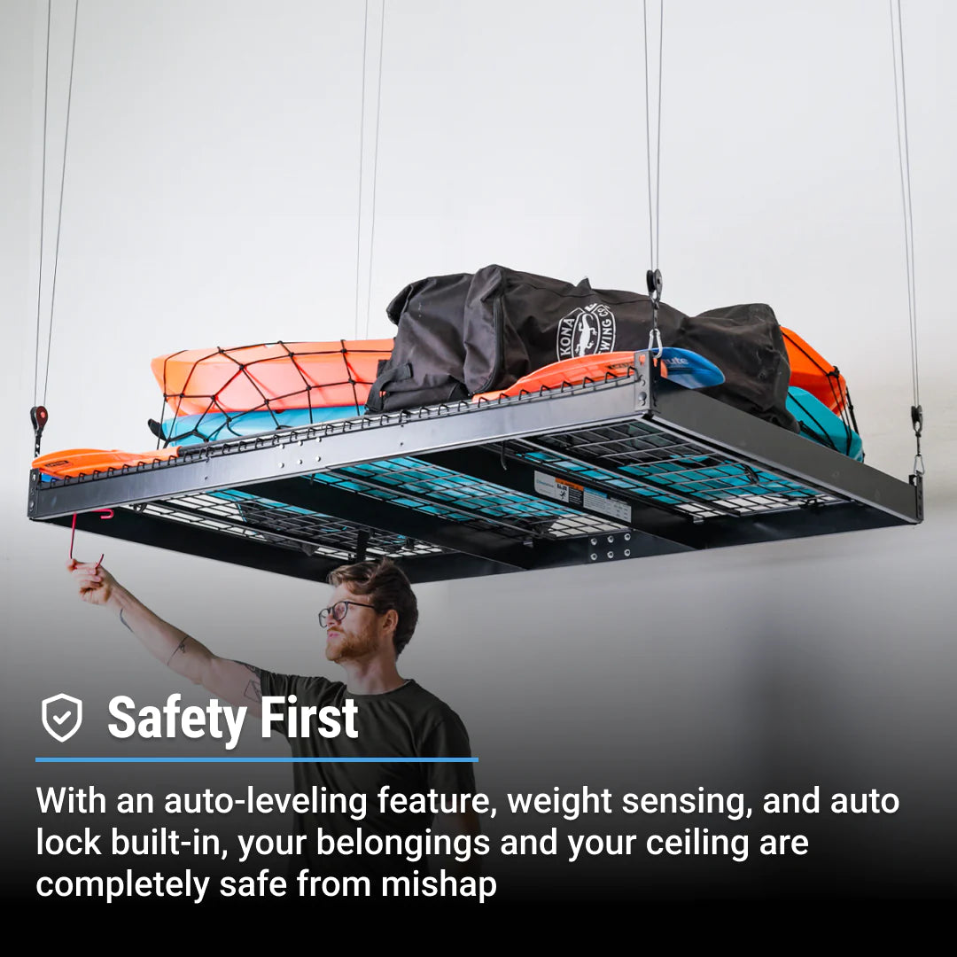 Elevador de plataforma para almacenamiento SmarterHome de 4' x 6' - 400 lb