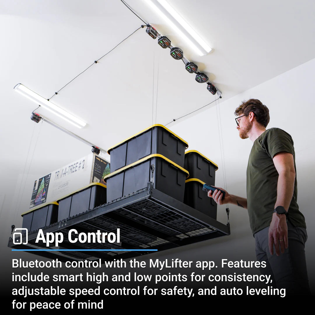 Elevador de plataforma para almacenamiento SmarterHome de 4' x 8' - 400 lb