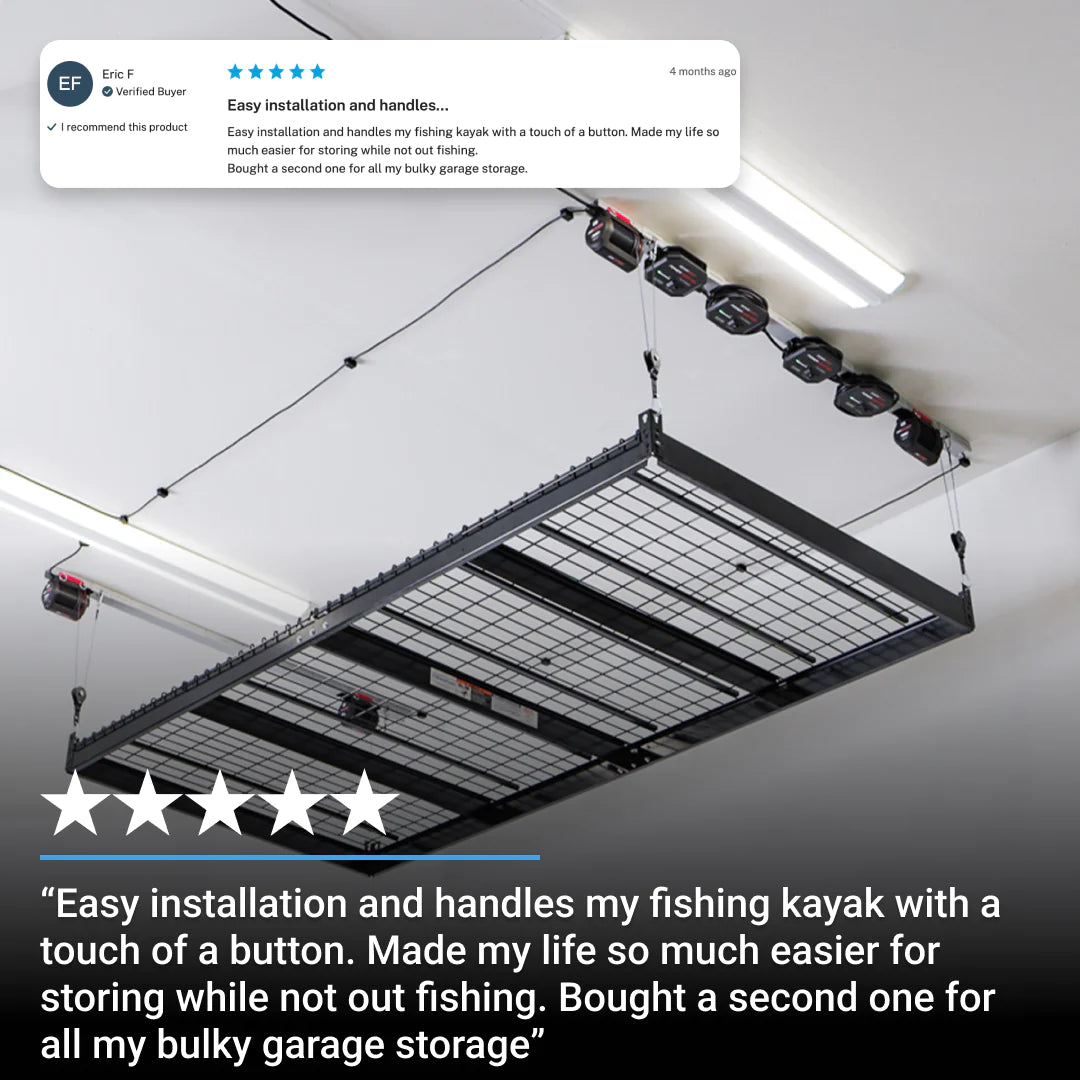 Elevador de plataforma para almacenamiento SmarterHome de 4' x 8' - 400 lb