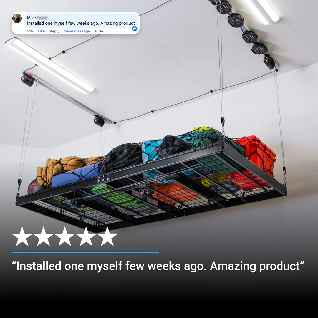 Elevador de plataforma para almacenamiento SmarterHome de 4' x 8' - 400 lb