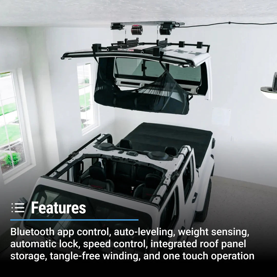 Elevador de techo rígido para Jeep Gladiator de SmarterHome