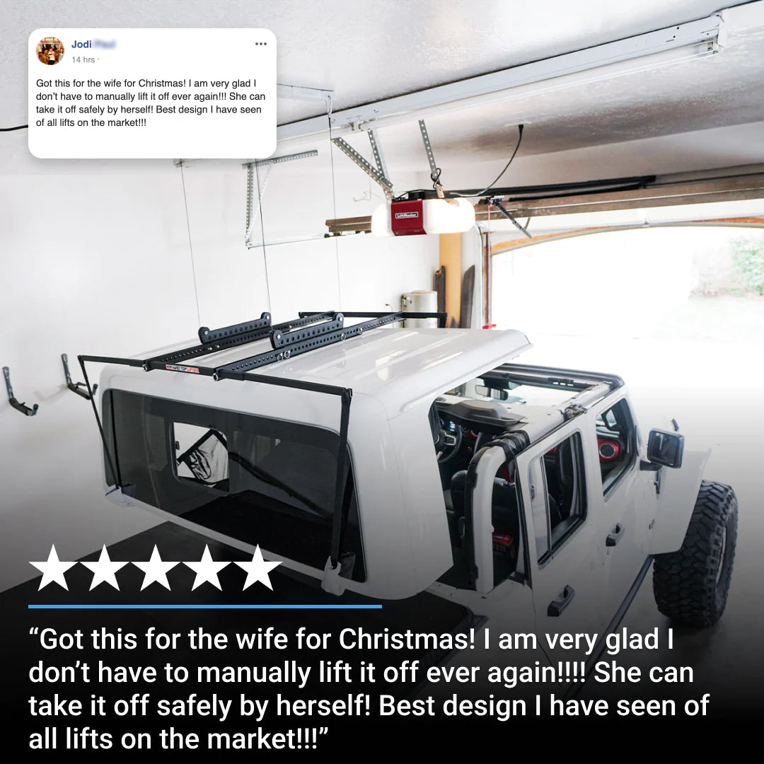 Elevador de techo rígido para Jeep Gladiator de SmarterHome