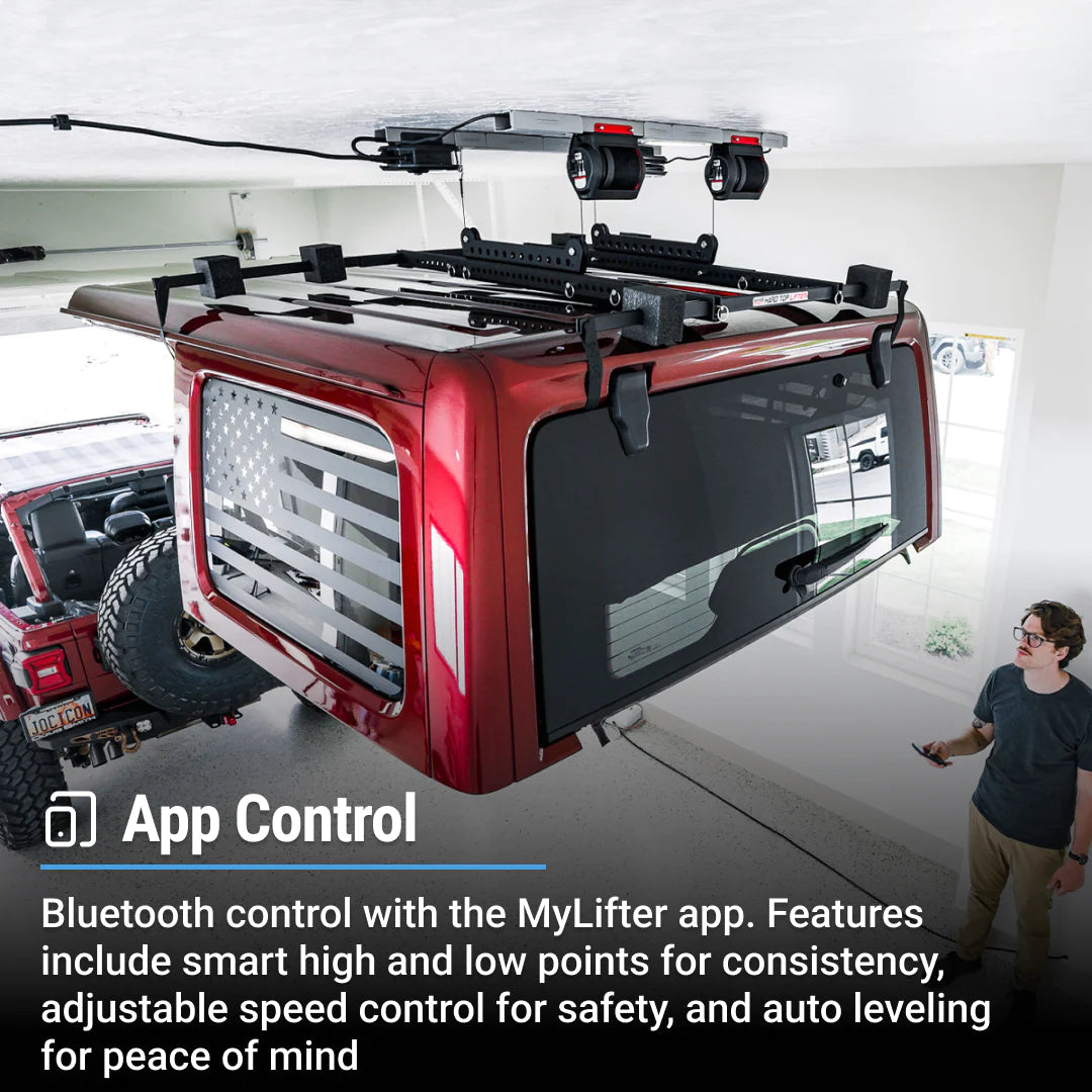 Elevador de techo rígido para Jeep Wrangler de SmarterHome