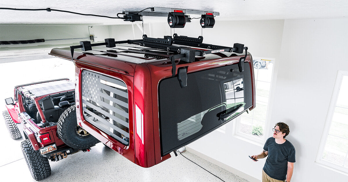 Elevador de techo rígido para Jeep Wrangler de SmarterHome