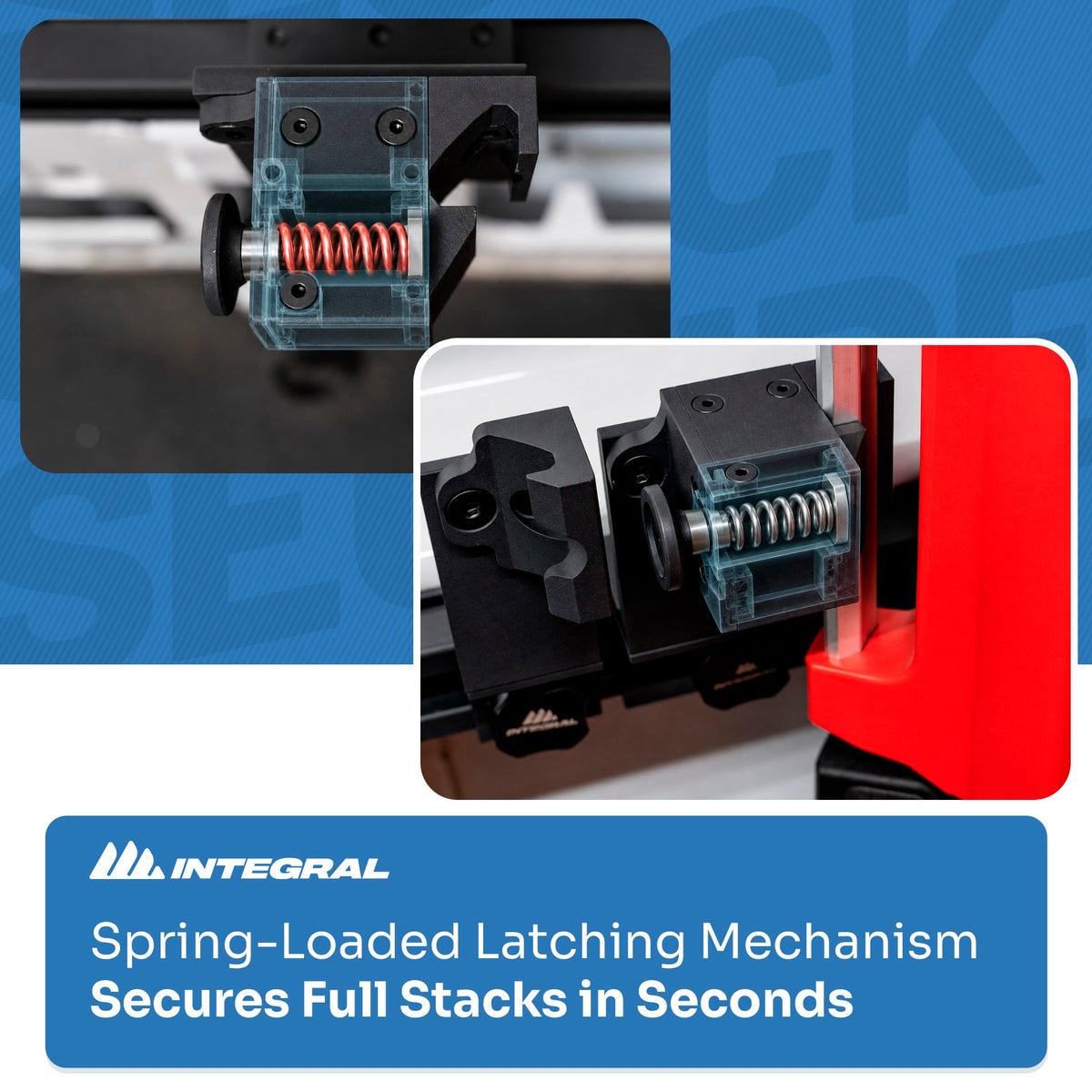 Integral Truck Stack Lock for Ford Transit Van Integral Rail