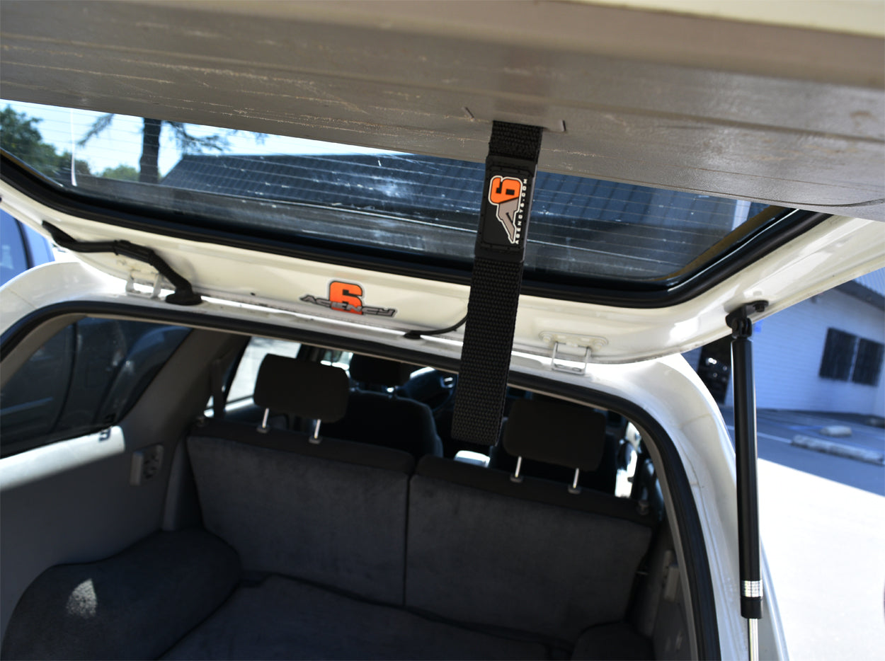 (3rd/4th GEN) Toyota 4Runner Rear Lift Gate Hatch Pull Assist Strap (BLACK)