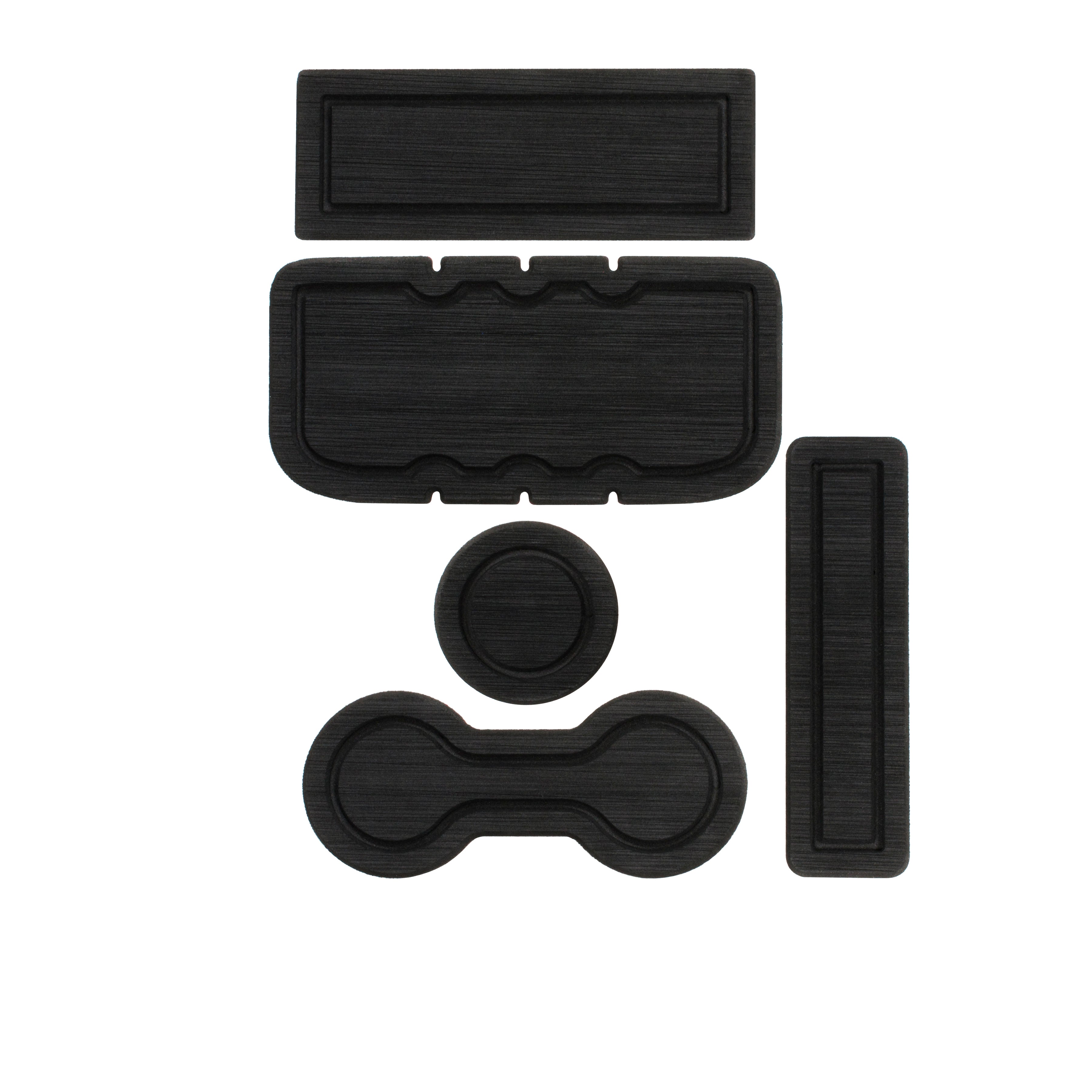 Foam Cup Holder inserts (Automatic) Inserts Fits 2005-2015 Toyota Tacoma Black/Black