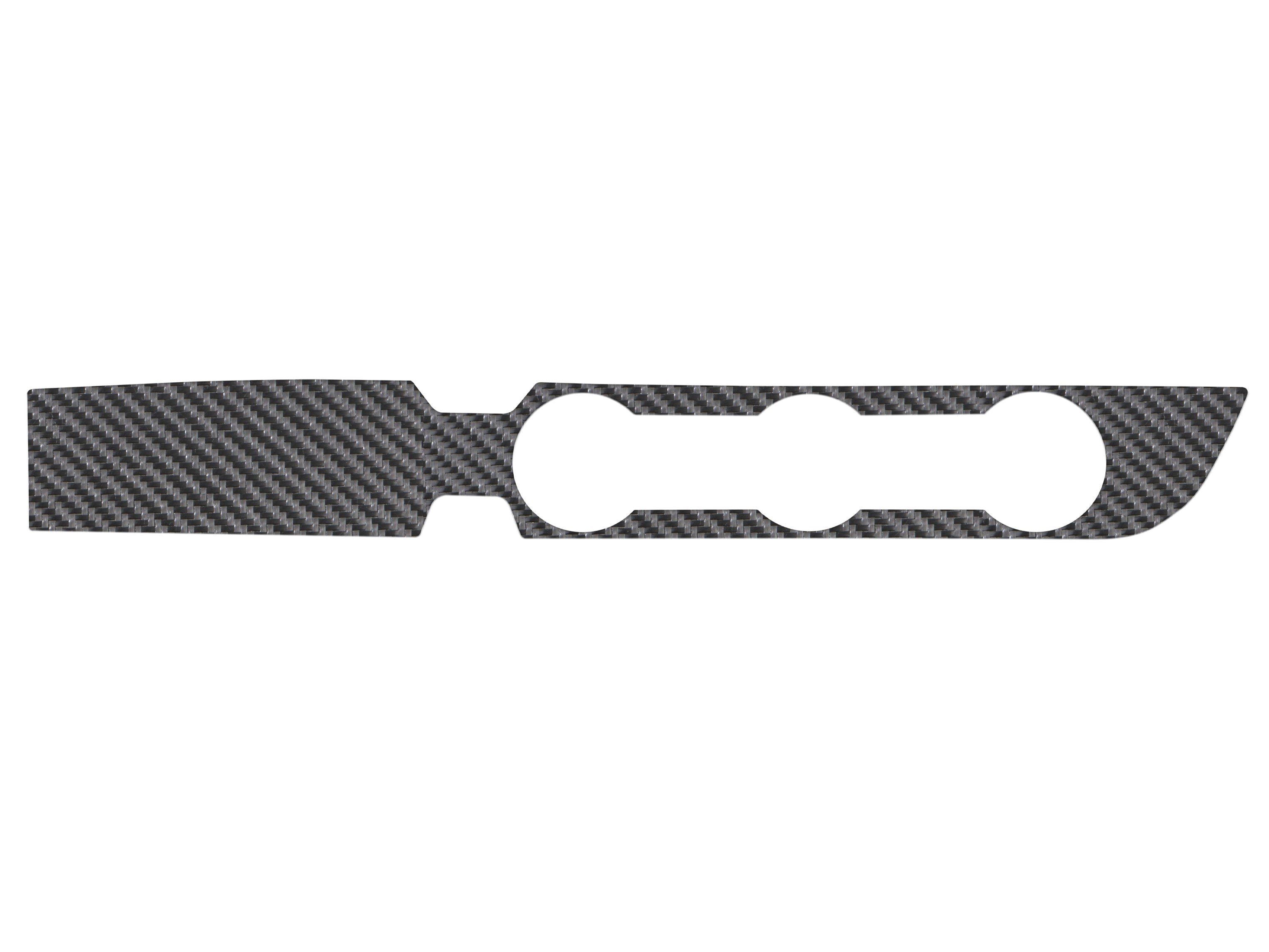 Climate Control with 2-wheel drive and Key ignition(No Push to Start) Accent Trim Fits 2016-2021 Toyota Tacoma 2-Wheel Drive w/Key Ignition Real Carbon Fiber(Raw)