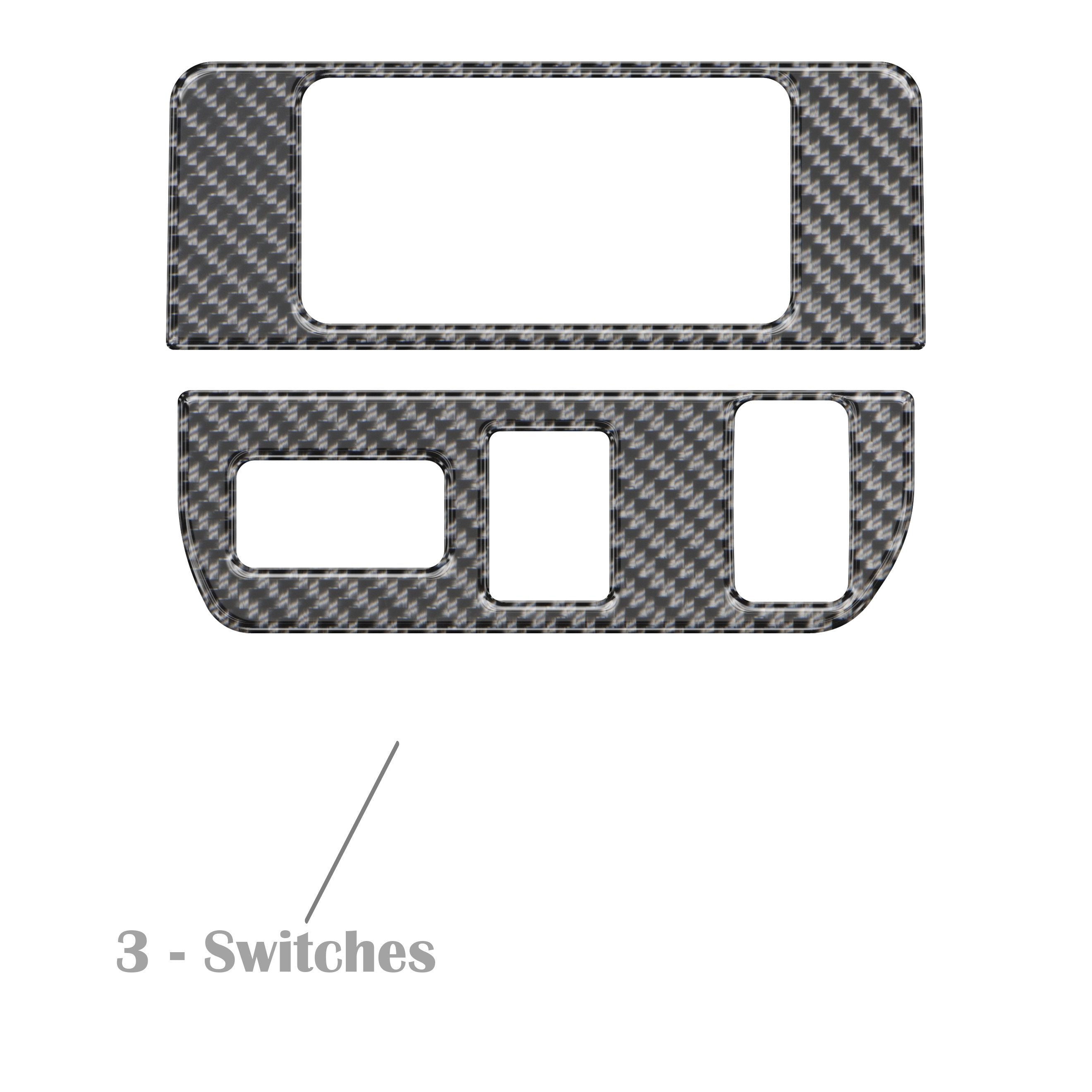 Dim Light Control Accent Overlays Fits 2016-2023 Toyota Tacoma