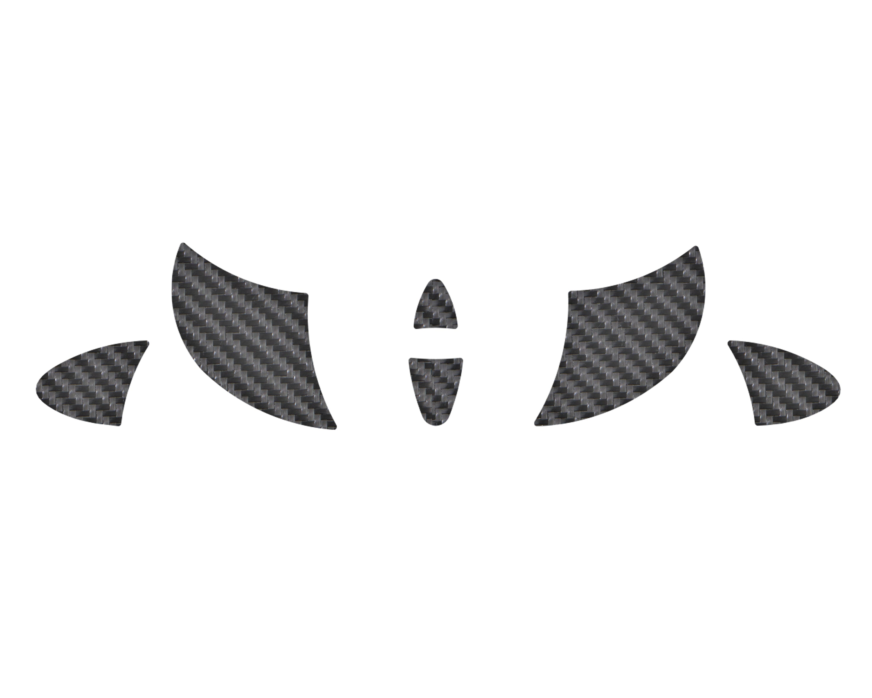 Steering Wheel Inserts Inserts Fits 2006-2014 Toyota FJ Cruiser Real Carbon Fiber(Raw)