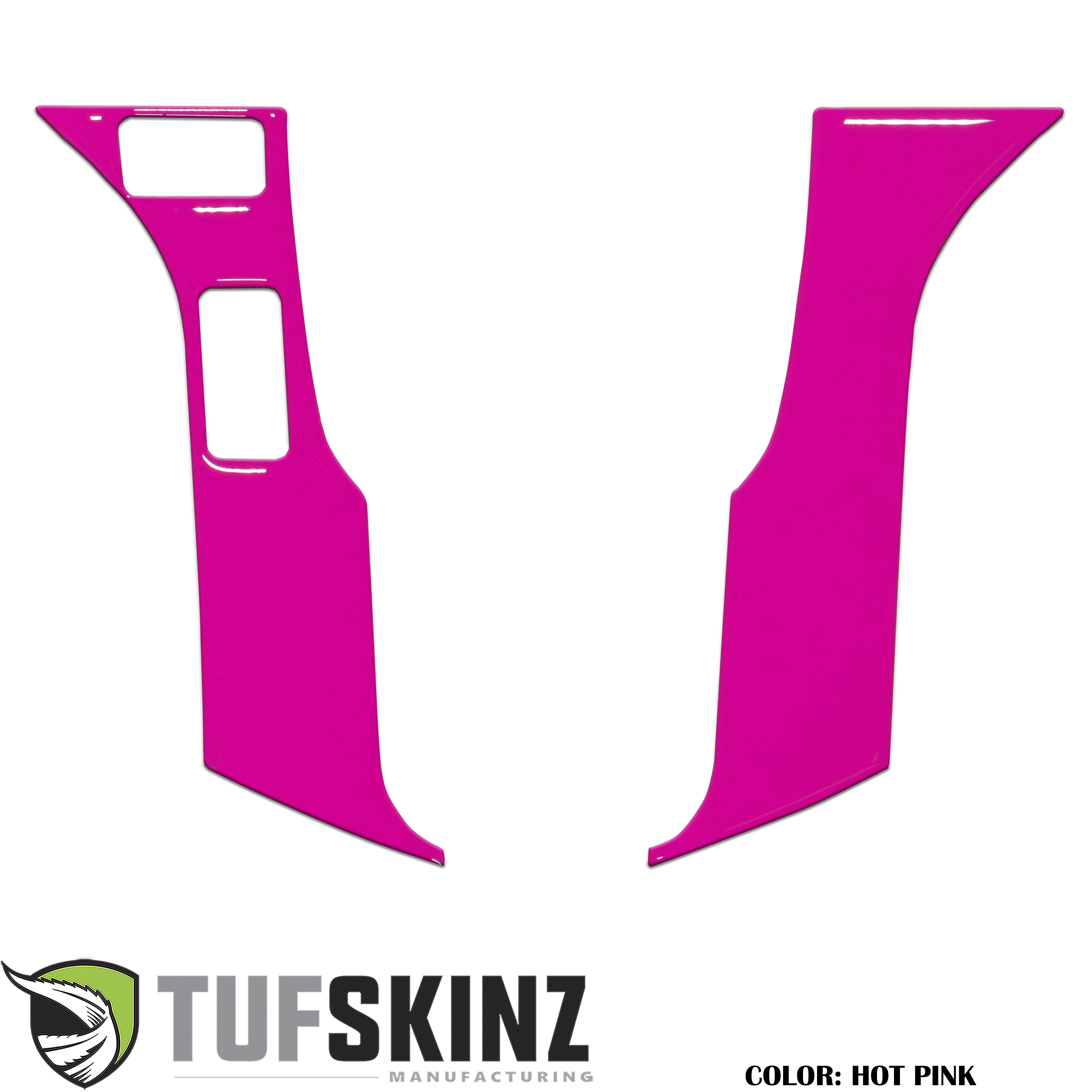 Steering Wheel Trim - 2 Buttons Accent Trim Fits 2016-2021 Toyota Tacoma 2-Buttons Hot Pink