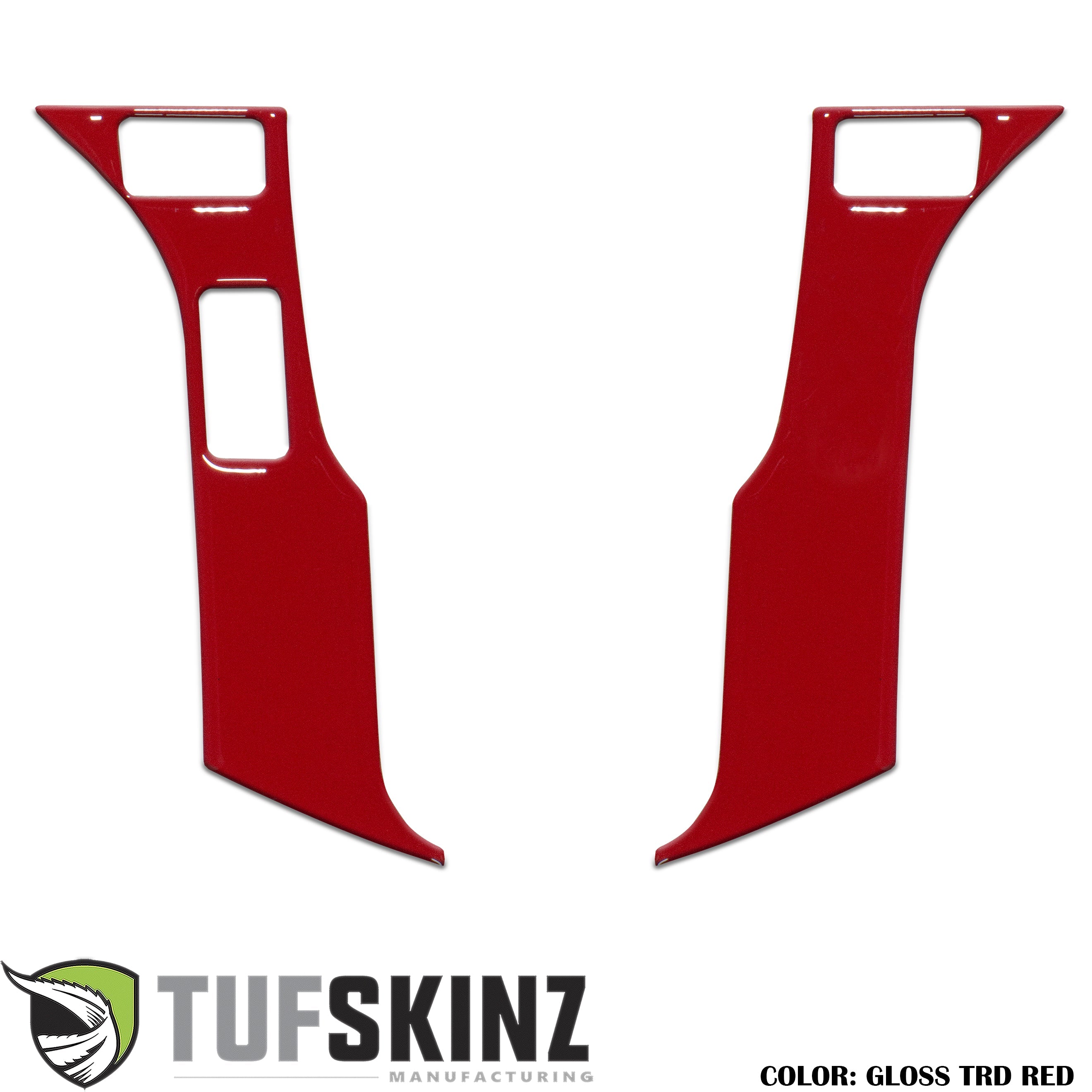 Steering Wheel Trim - 3 Buttons Accent Trim Fits 2016-2021 Toyota Tacoma,Tundra,4Runner 3-Buttons *OE Color - Gloss TRD Red