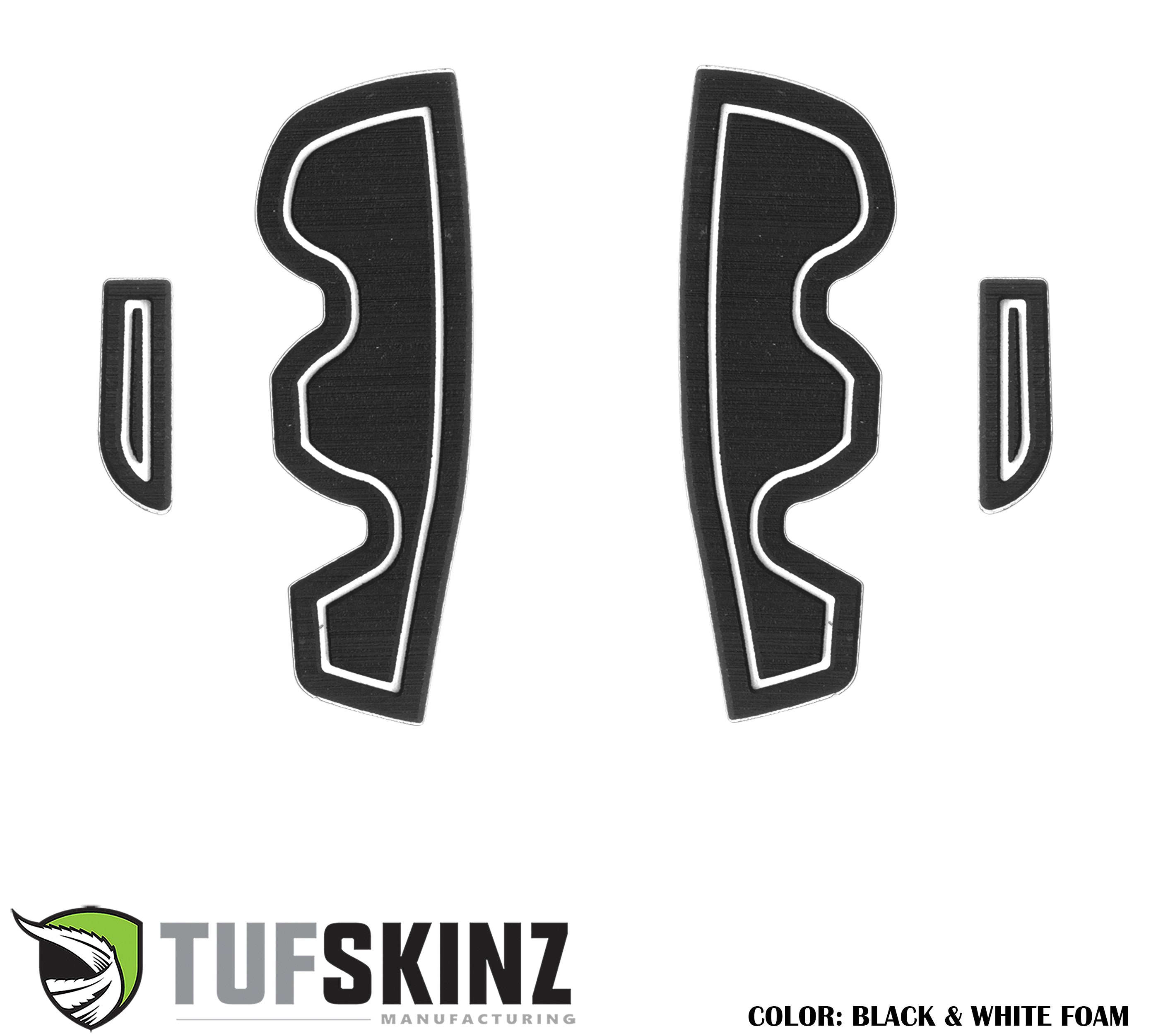 Side Door Pocket(Front Doors Only) Cup Holder inserts Fits 2016-2021 Toyota Tacoma Front Doors Only Black/White