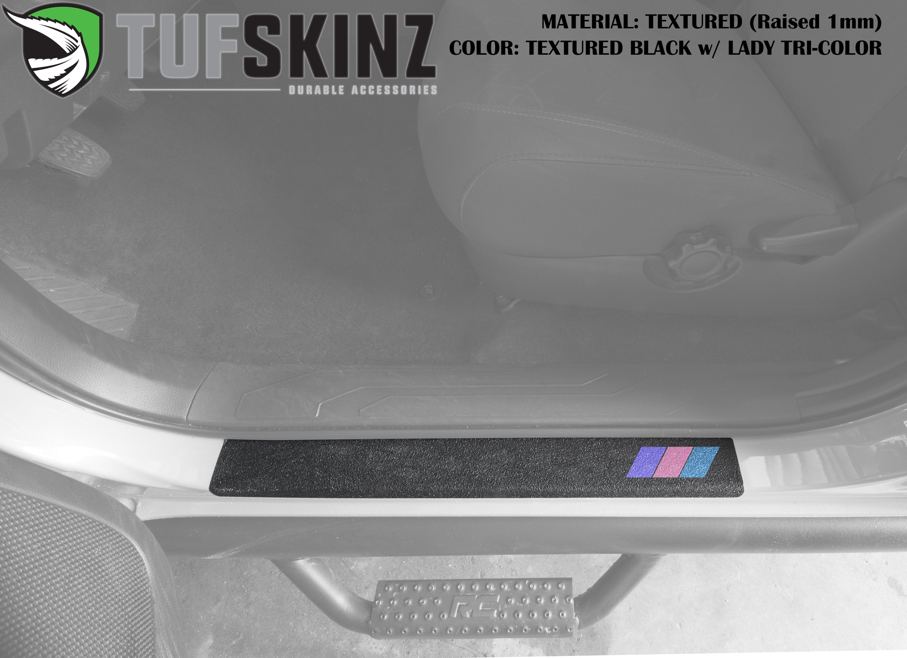 Door Sill Protection Overlays Fits 2005-2023 Toyota Tacoma – view 3