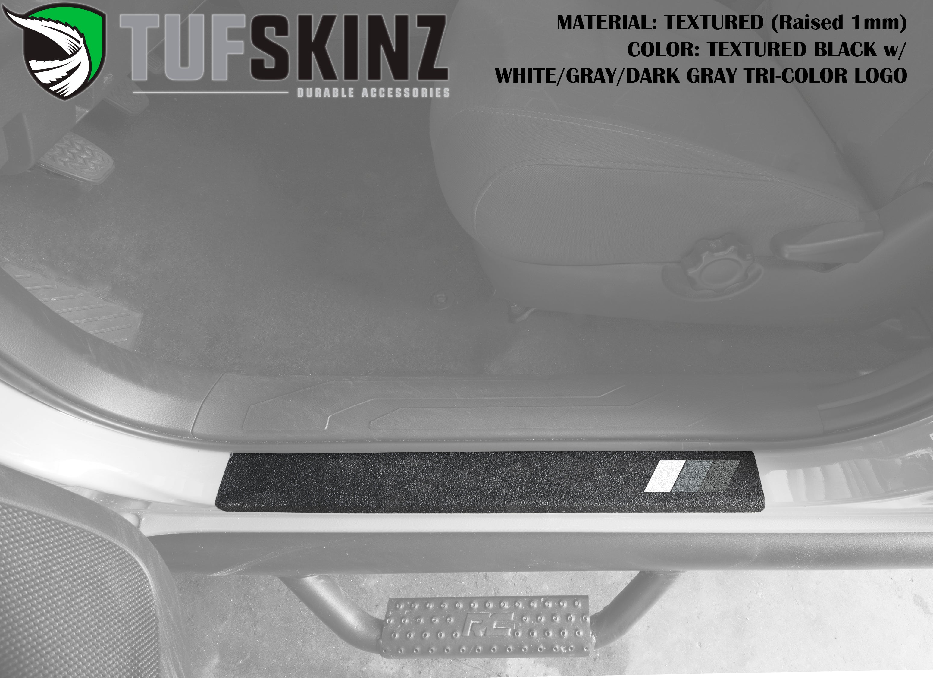 Door Sill Protection Overlays Fits 2005-2023 Toyota Tacoma – view 7