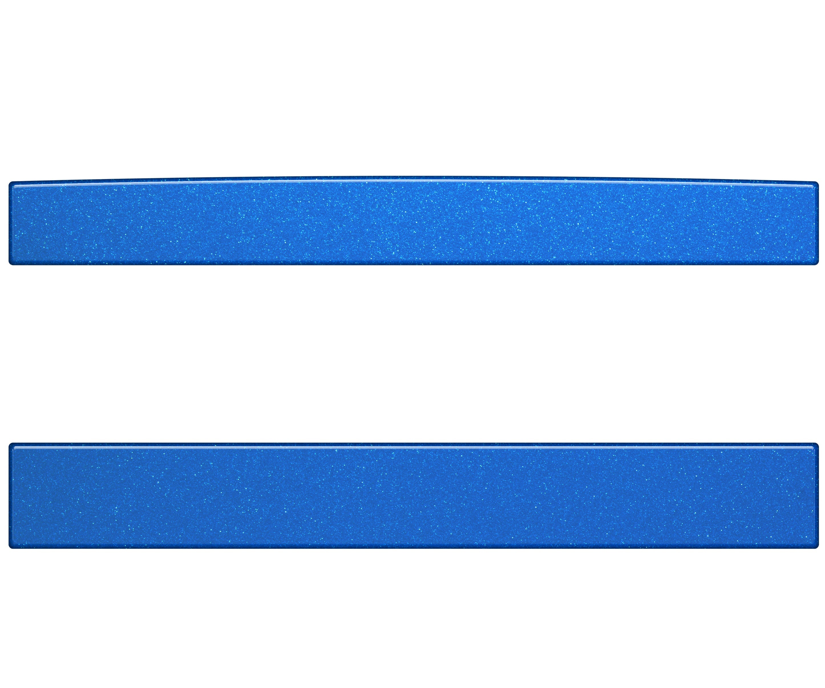 Blue rear tailgate inserts for Toyota Tacoma vehicle accessories