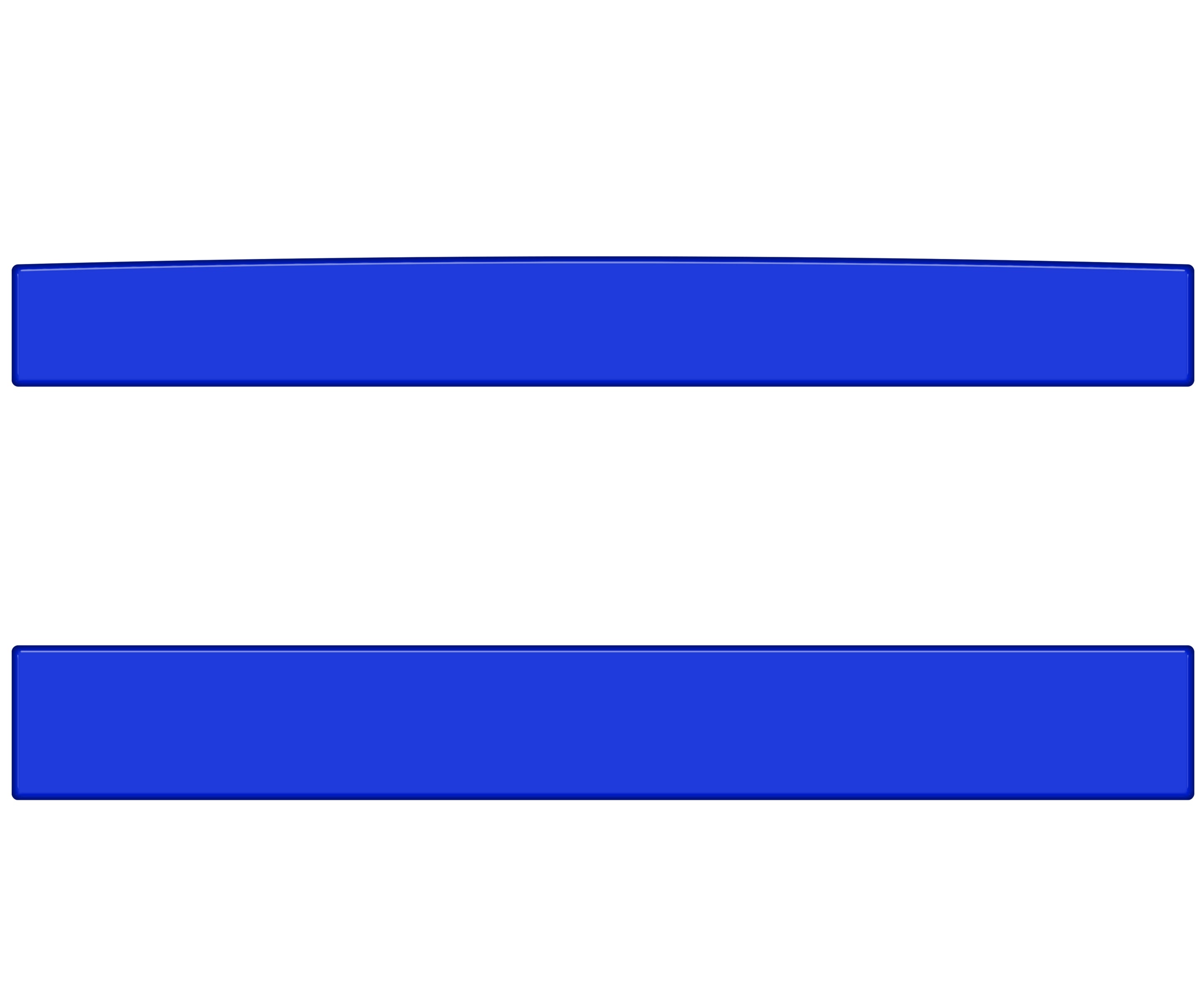 Pair of blue contoured automotive door edge guards for off-road vehicle protection