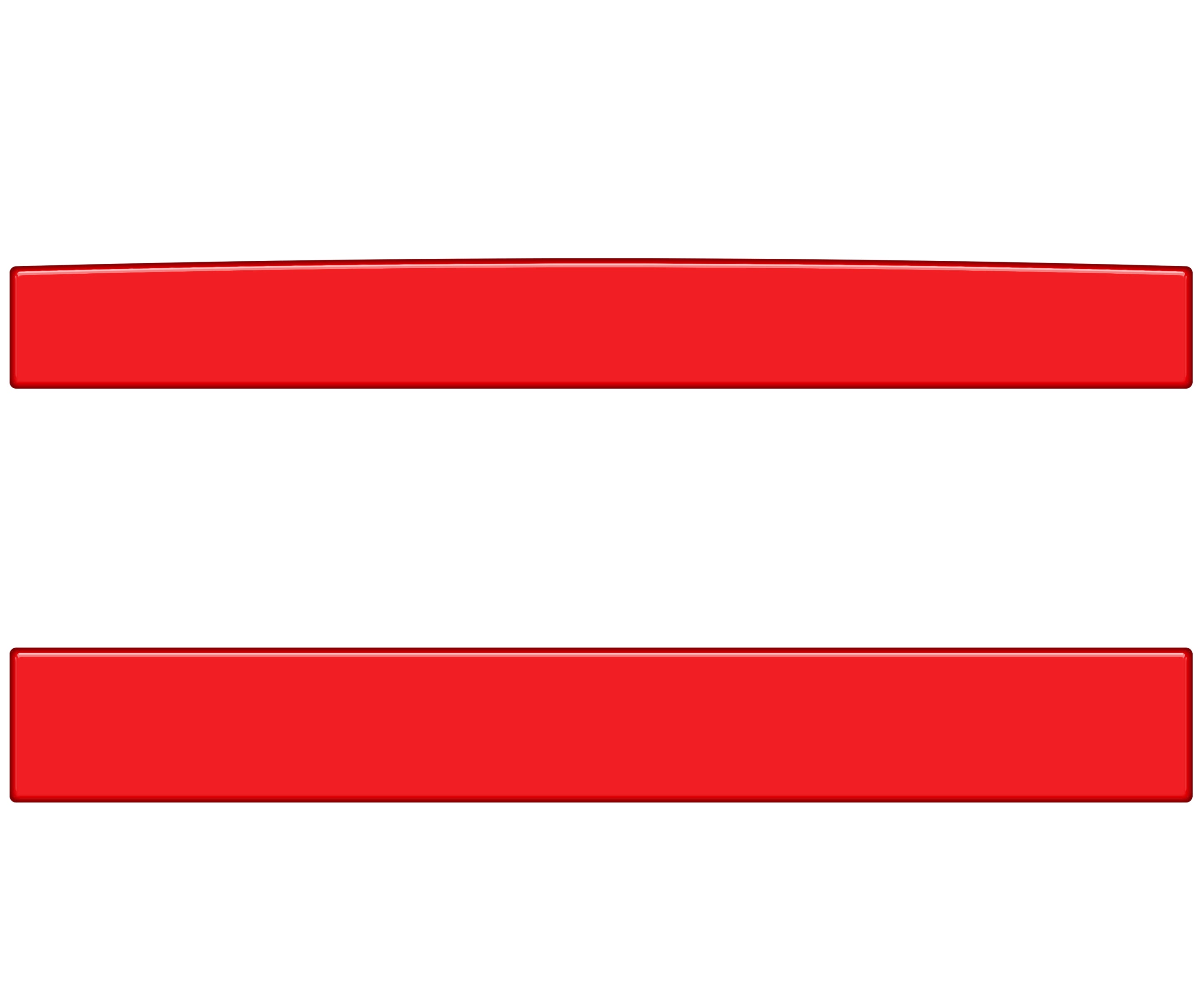 Two red reflective vehicle marker strips on white background, overlanding accessory