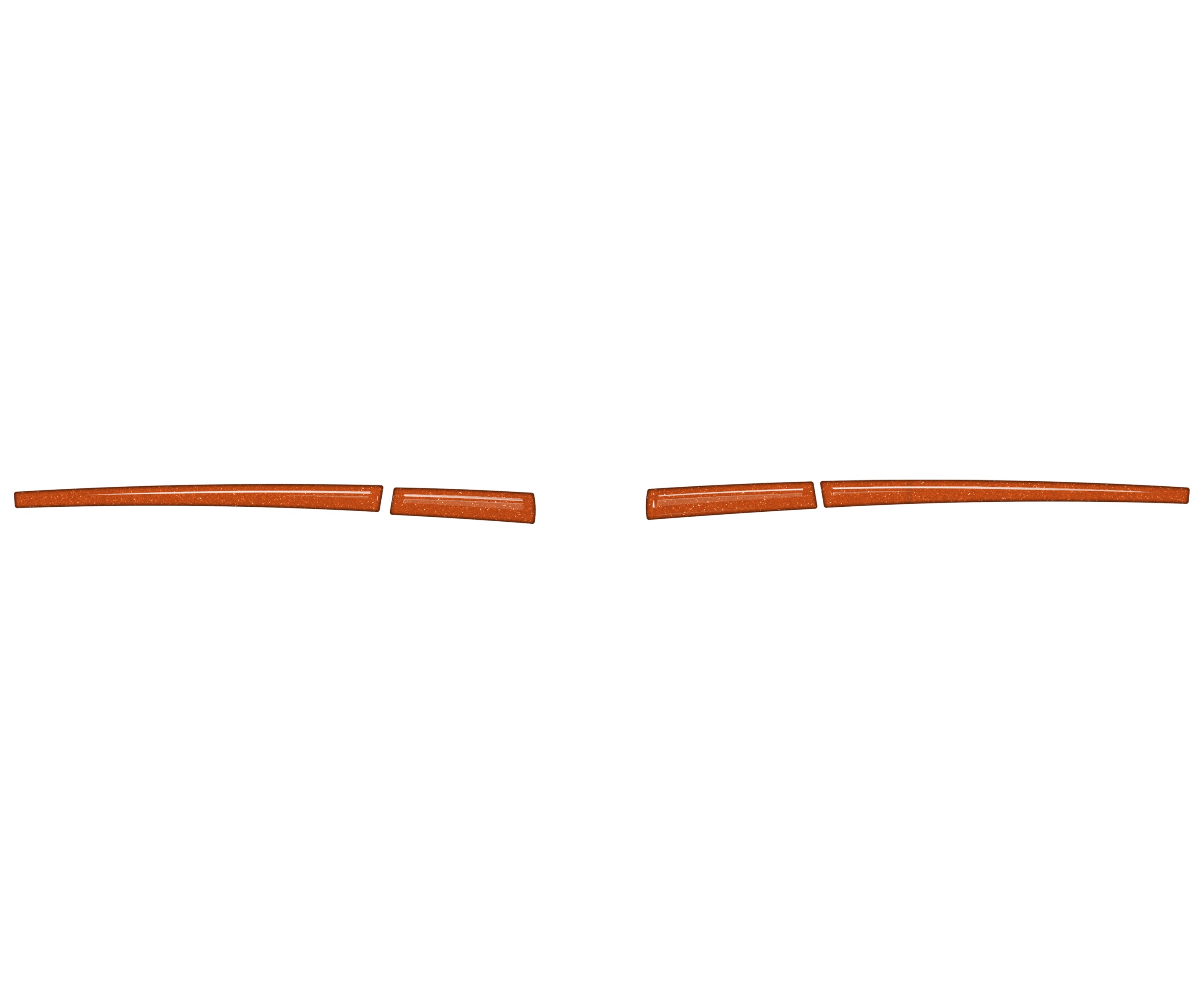 Mirror w/o Blinker Accent Trim Fits 2016-2023 Toyota Tacoma Without Blinkers Inferno (Similar to EXTERIOR Inferno Orange)