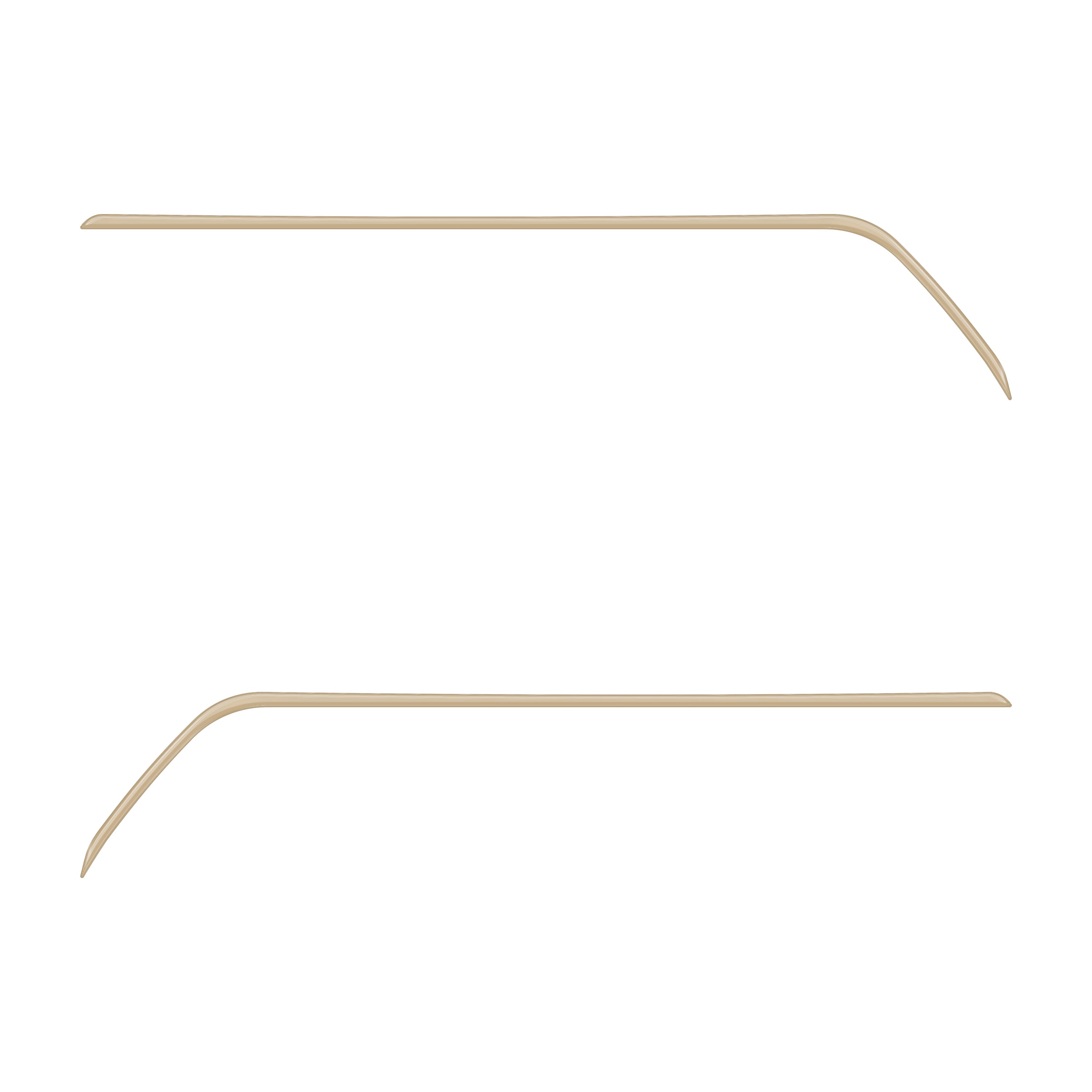 Rear Door Switch Side Panel Inserts Fits 2016-2023 Toyota Tacoma *OE Color - Quicksand Tan