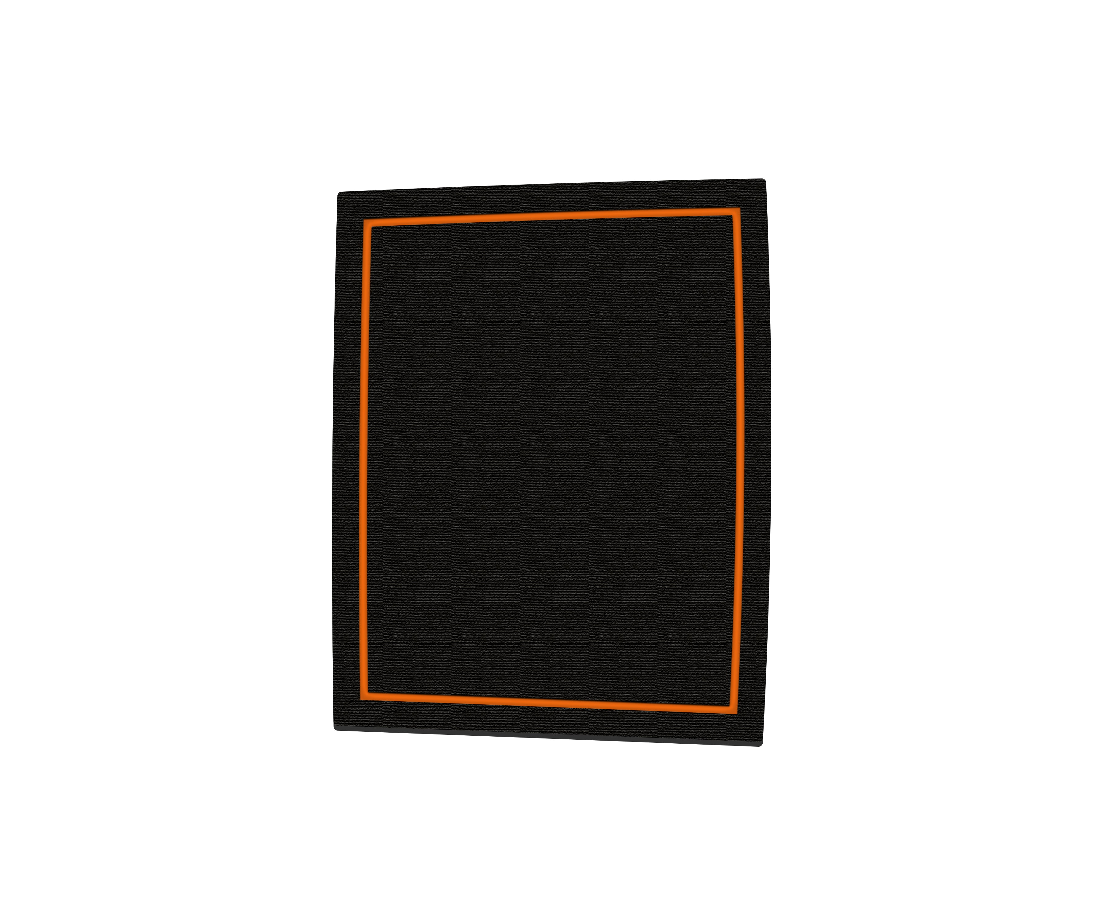 Center Storage Compartment Foam Inserts Fits 2016-2022 Toyota Tacoma Black/Orange