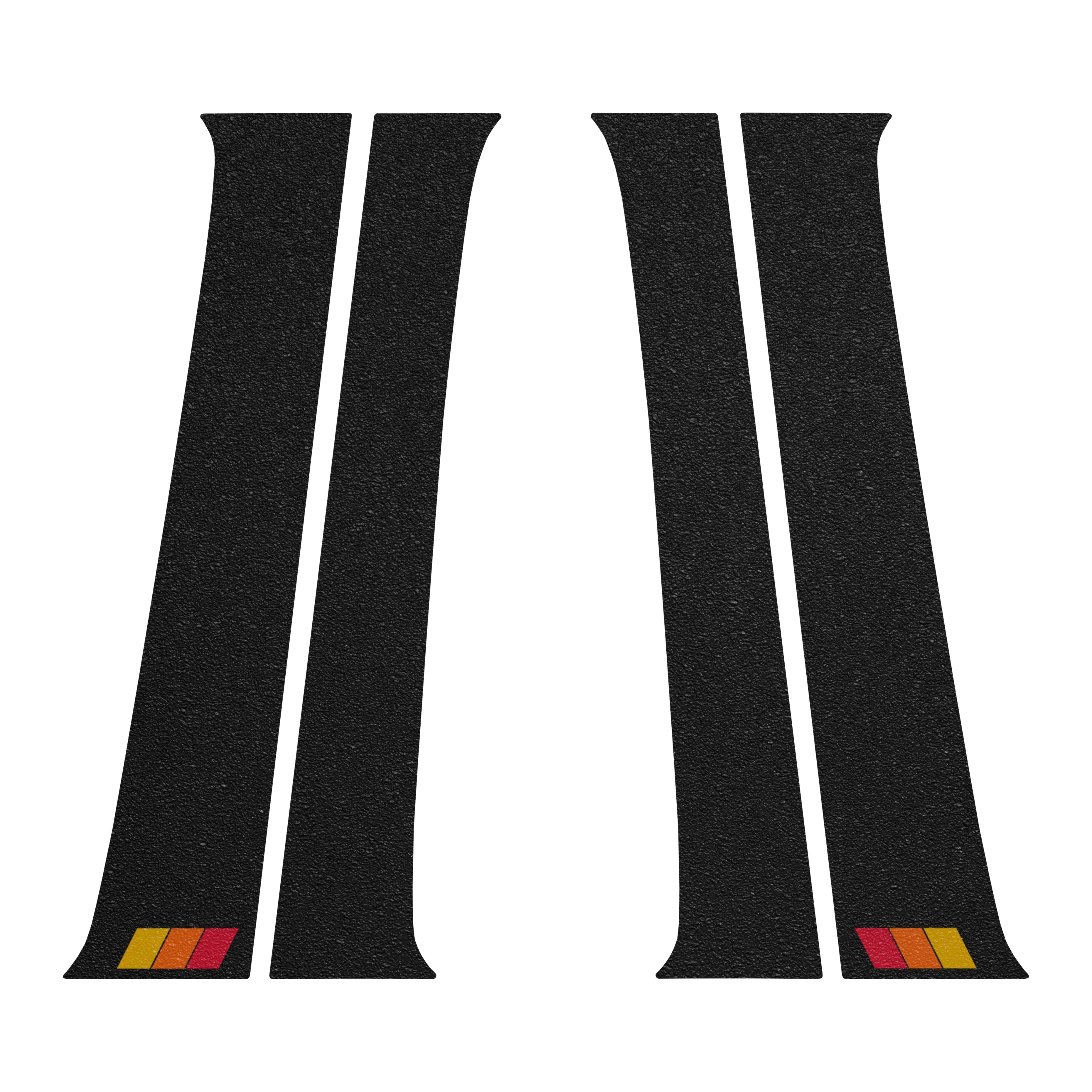 Textured Door Pillar Protection Overlays Fits 2005-2015 Toyota Tacoma