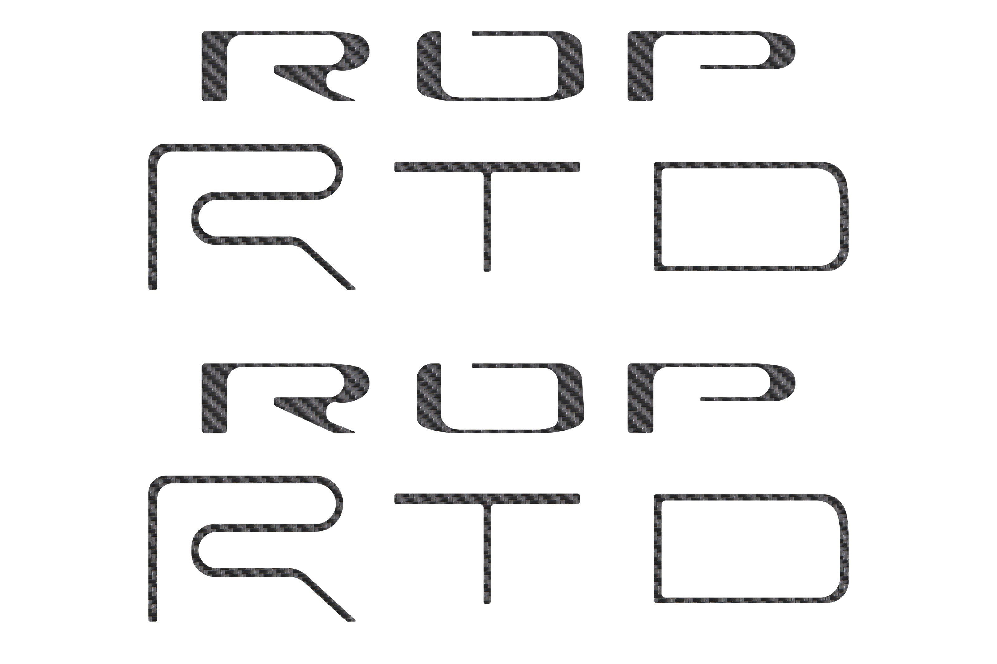 Bed Side Letter Inserts Fits 2022-2023 Toyota Tacoma TRD Pro