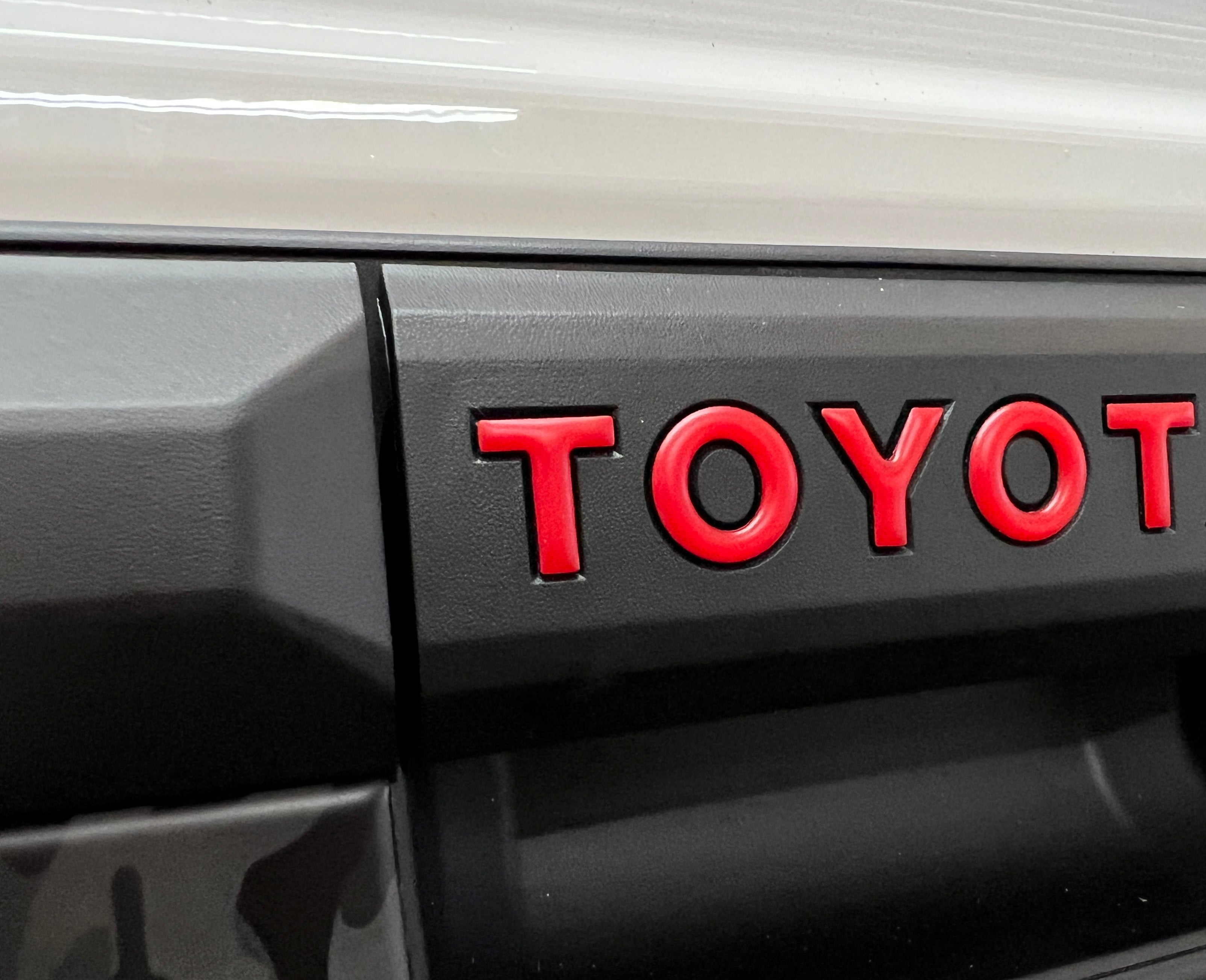 Tailgate Handle Letter Inserts Fits 2024-2026 Toyota Tacoma