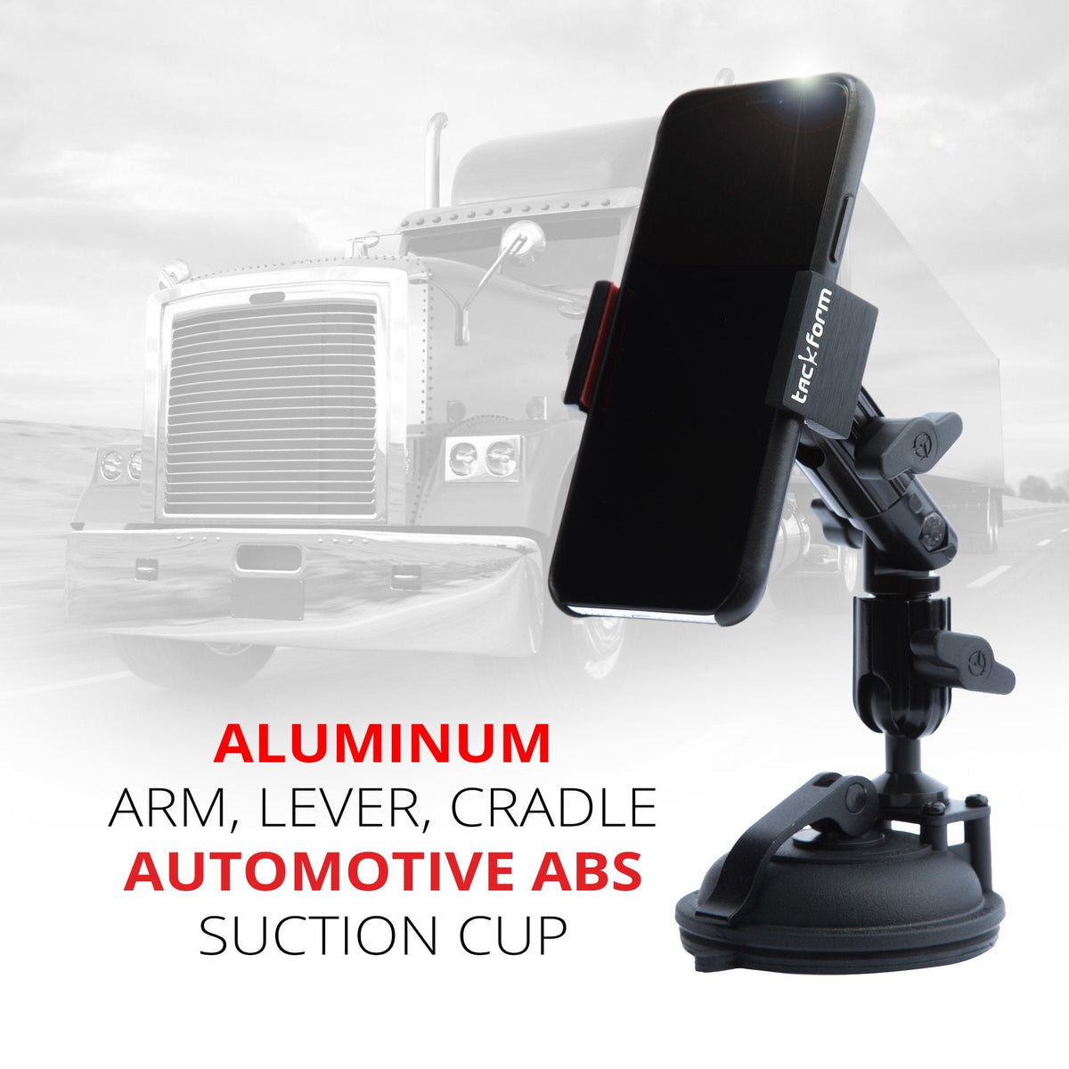 Tackform suction cup phone mount for universal fit