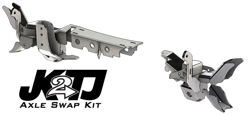 JK2TJ Front Axle Swap Kit with Truss