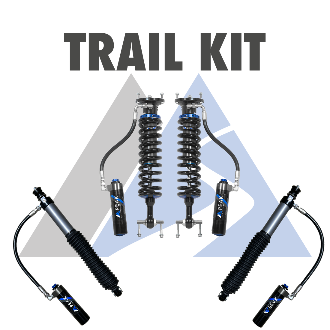 Peak Suspension 2.5" DSC Coilover Trail Kit 25+ Toyota 4Runner/Land Cruiser 250 for 2025+ Toyota 4Runner / Toyota Land Cruiser