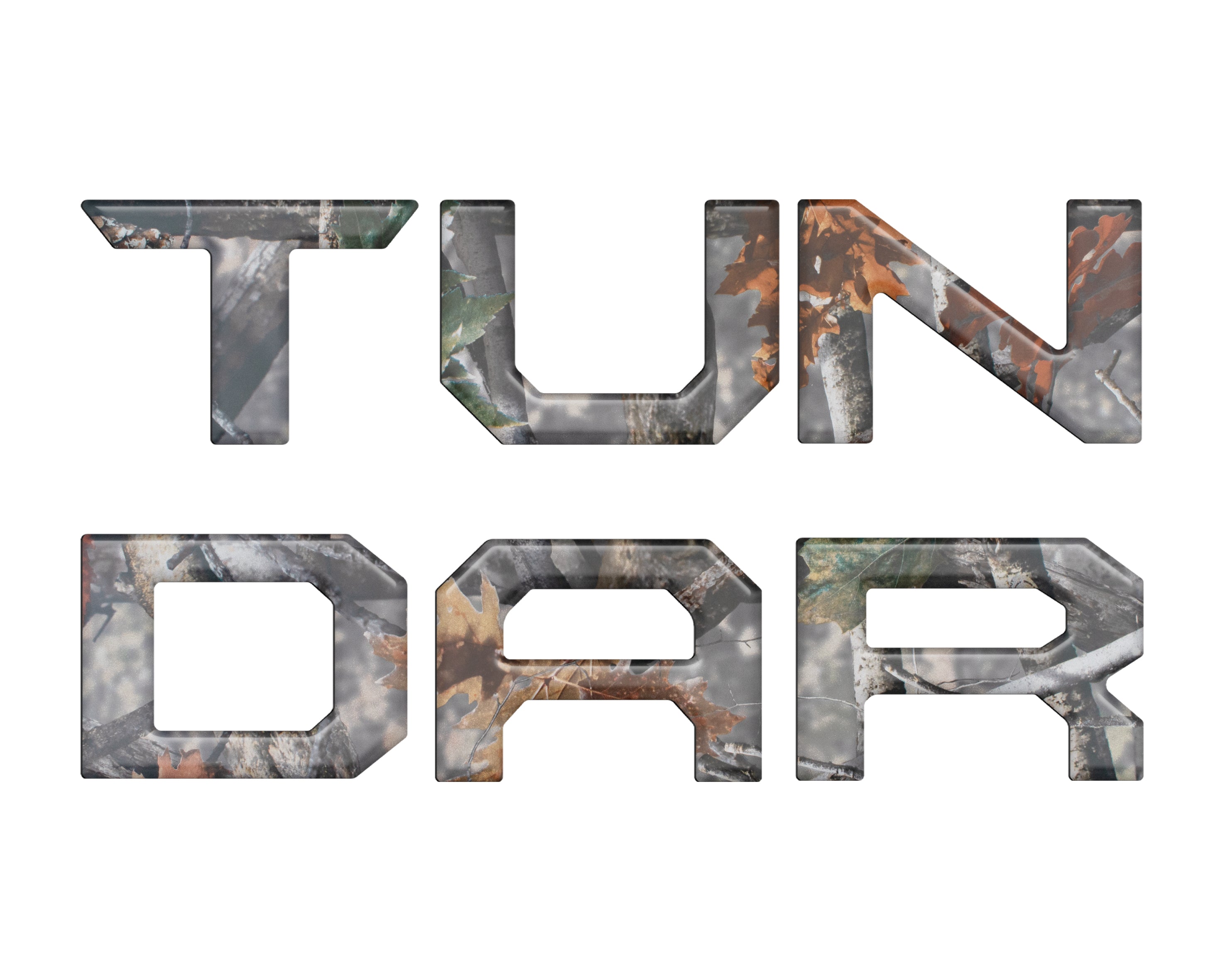 Tufskinz Tailgate Letter Inserts Fits 2014-2021 Toyota Tundra