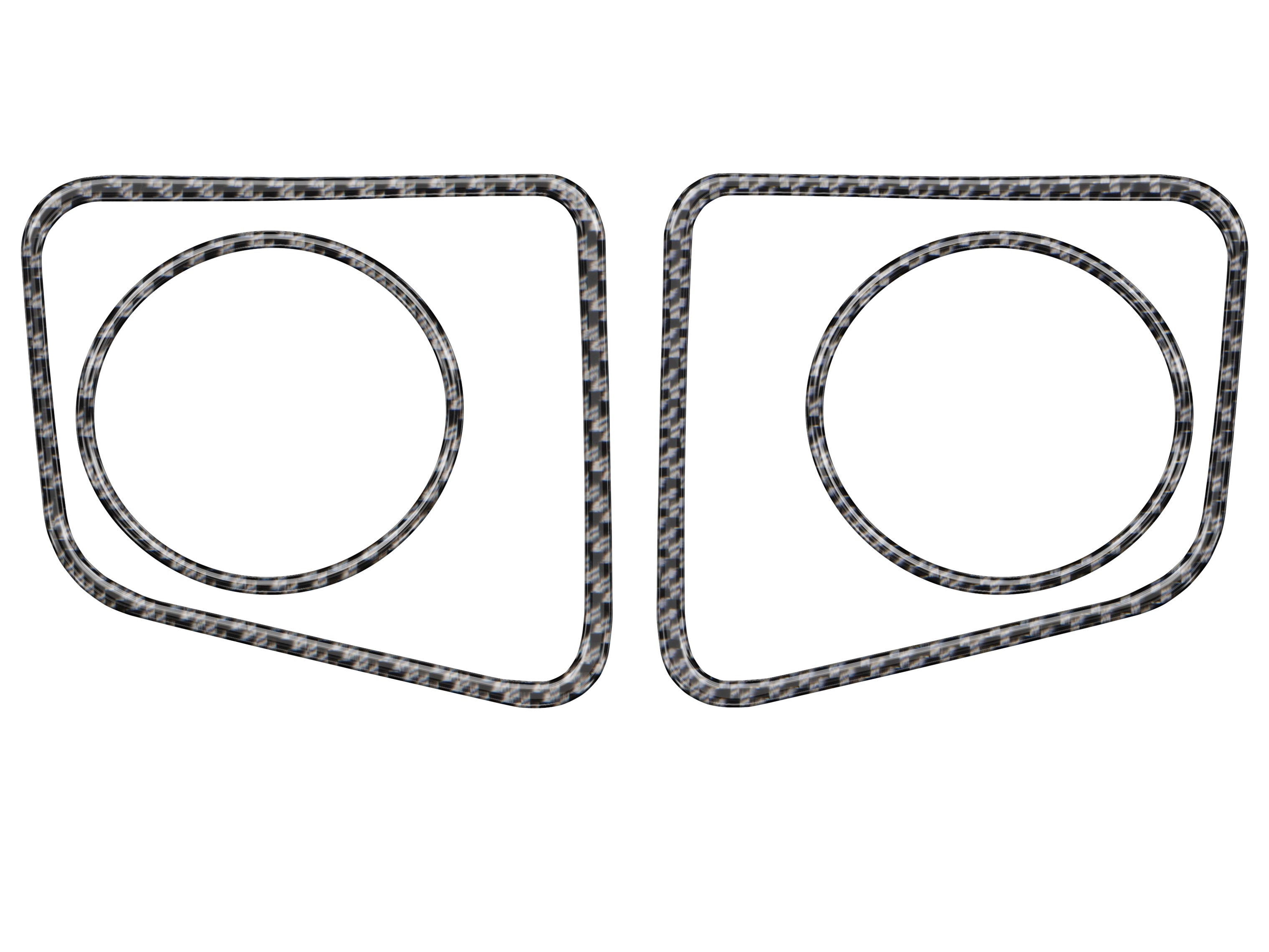 Fog Light Accent Trim Fits 2014-2021 Toyota Tundra