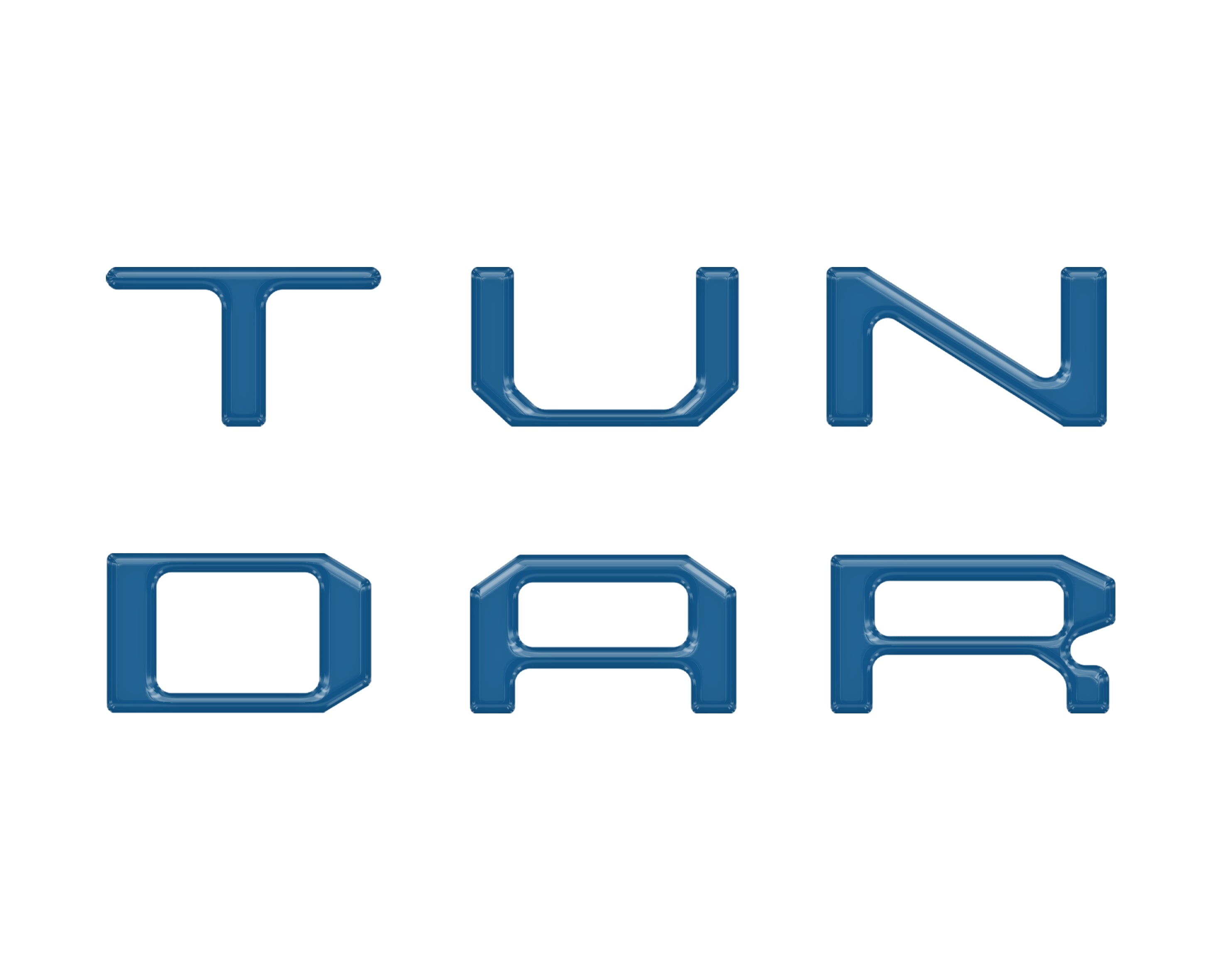 Dual Climate Control Radio "TUNDRA" Letter Inserts Fits 2014-2021 Toyota Tundra Dual Climate *OE Color - Cavalry Blue