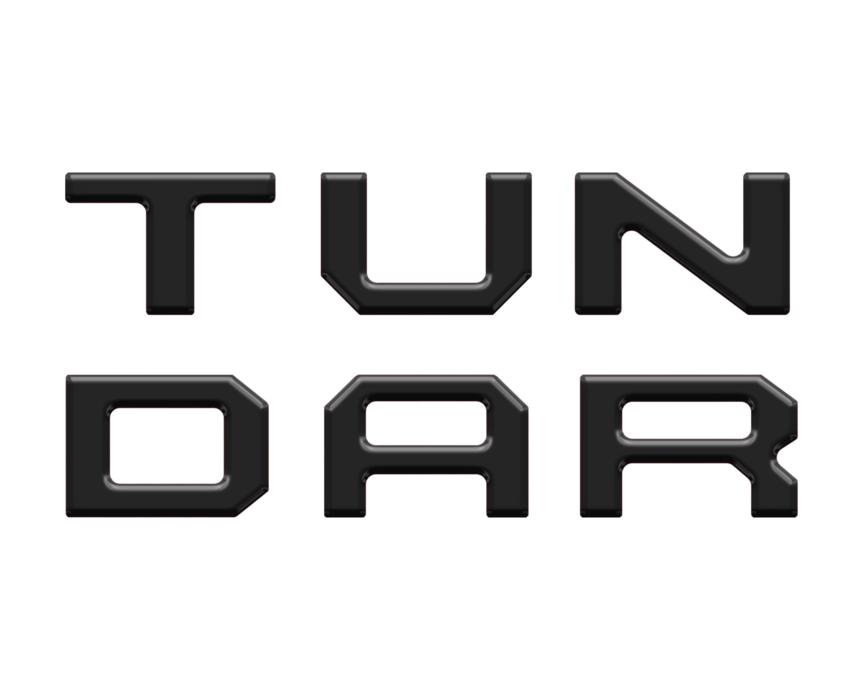 Single Climate Control Radio Letter Inserts Fits 2014-2020 Toyota Tundra Single Climate Matte Black