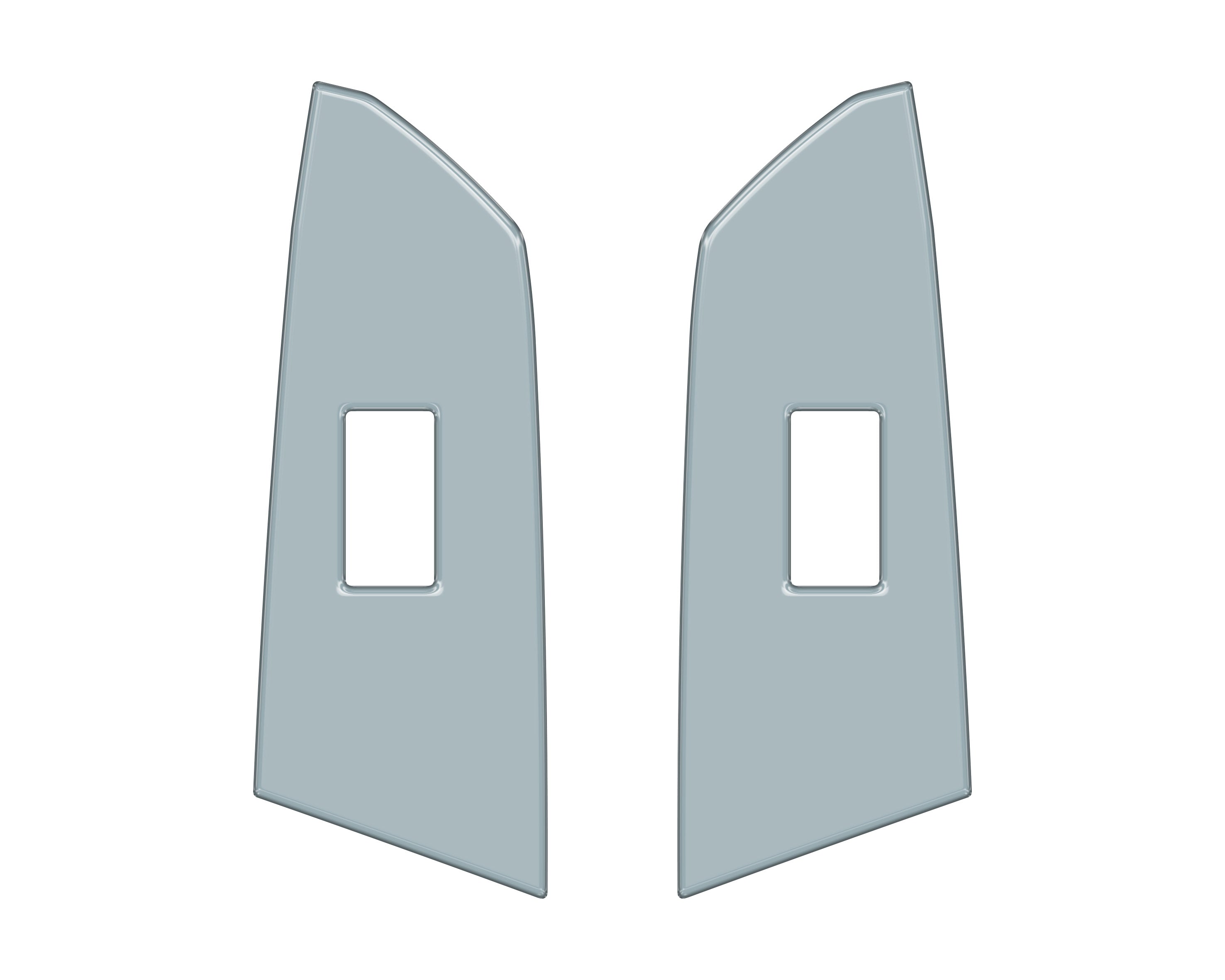 Crewmax Rear Door Switch Panel Accent Trim Fits 2014-2021 Toyota Tundra Rear Doors (CrewMax) *OE Color - Cement Gray