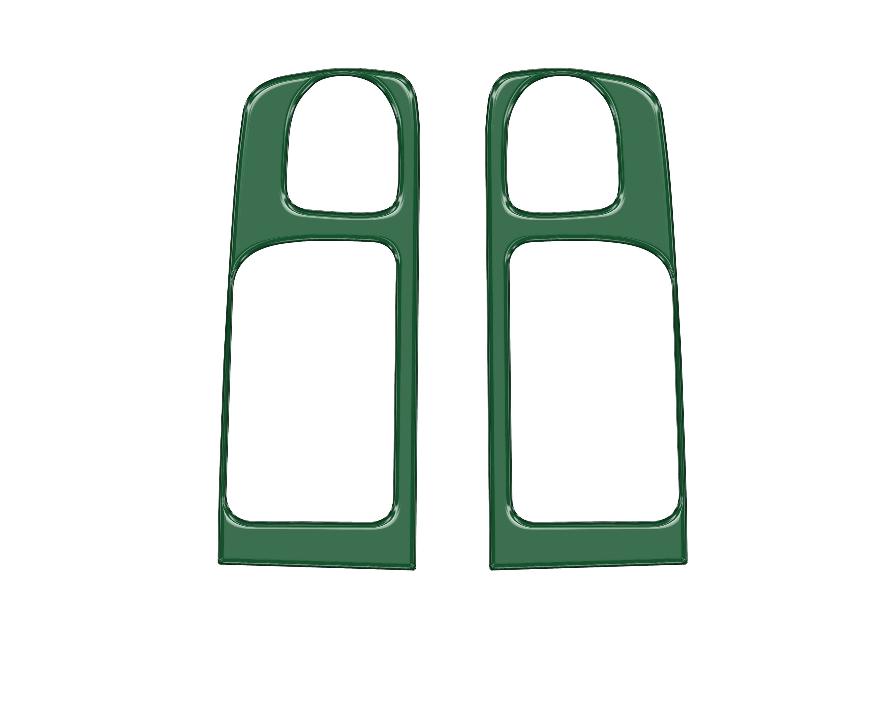 Crewmax Rear Door Pull Panel Accent Trim Fits 2014-2021 Toyota Tundra Rear Doors (CrewMax) *OE Color - Army Green