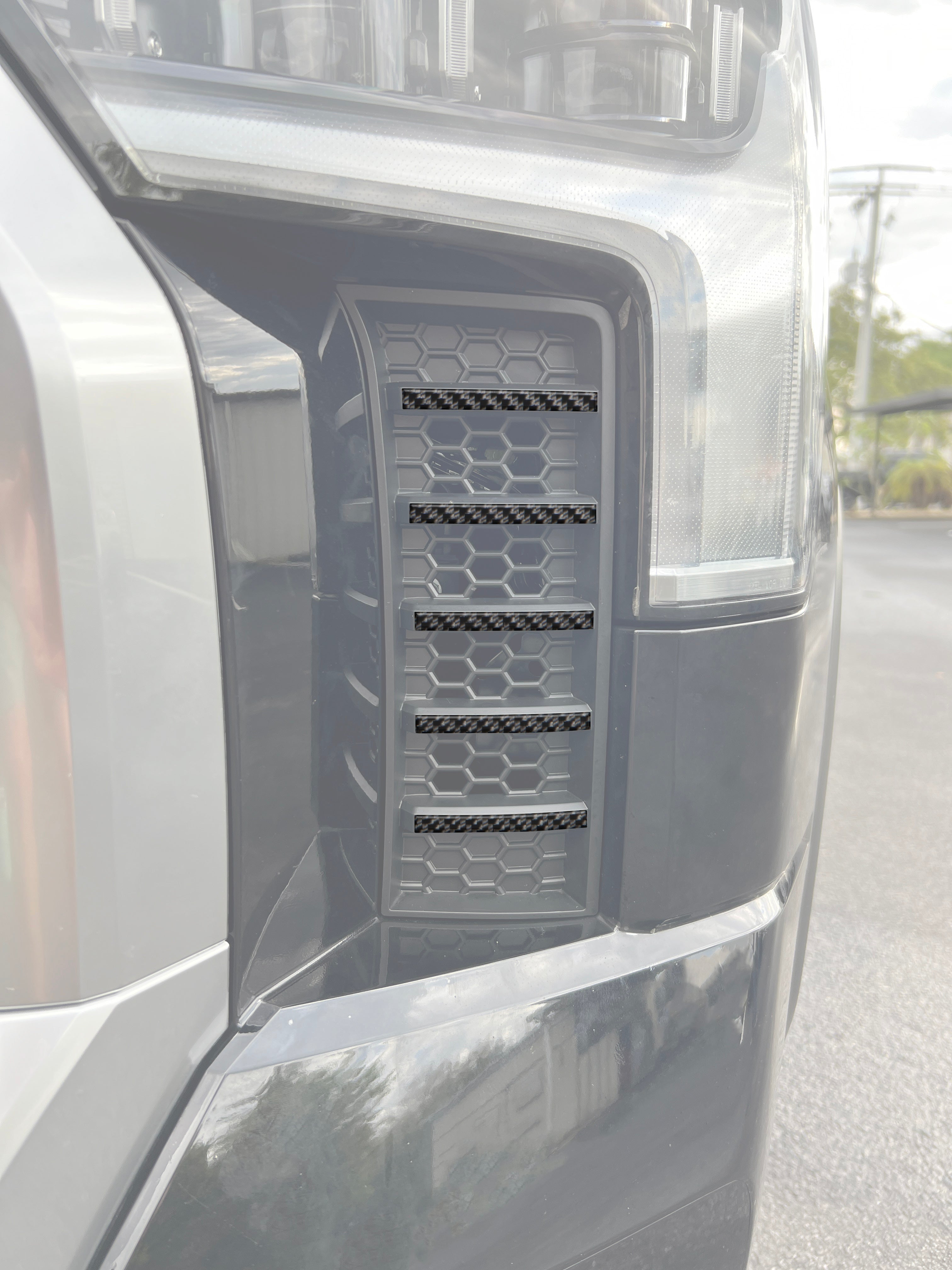 Side Air Intake Line Accent Trim Fits 2022-2026 Toyota Tundra