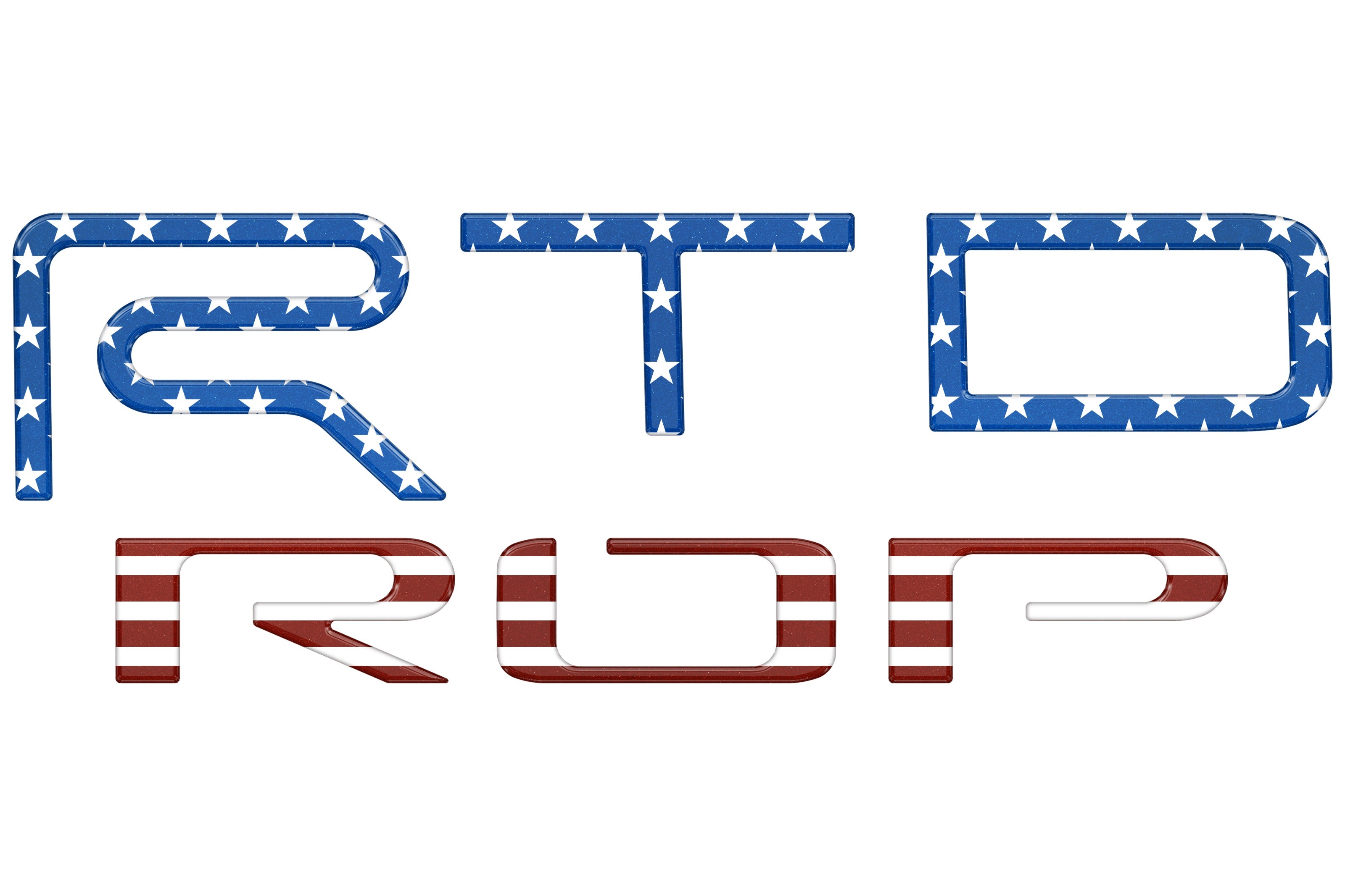 Tufskinz TRD Pro Tailgate Letter Inserts Fits 2022-2026 Toyota Tundra