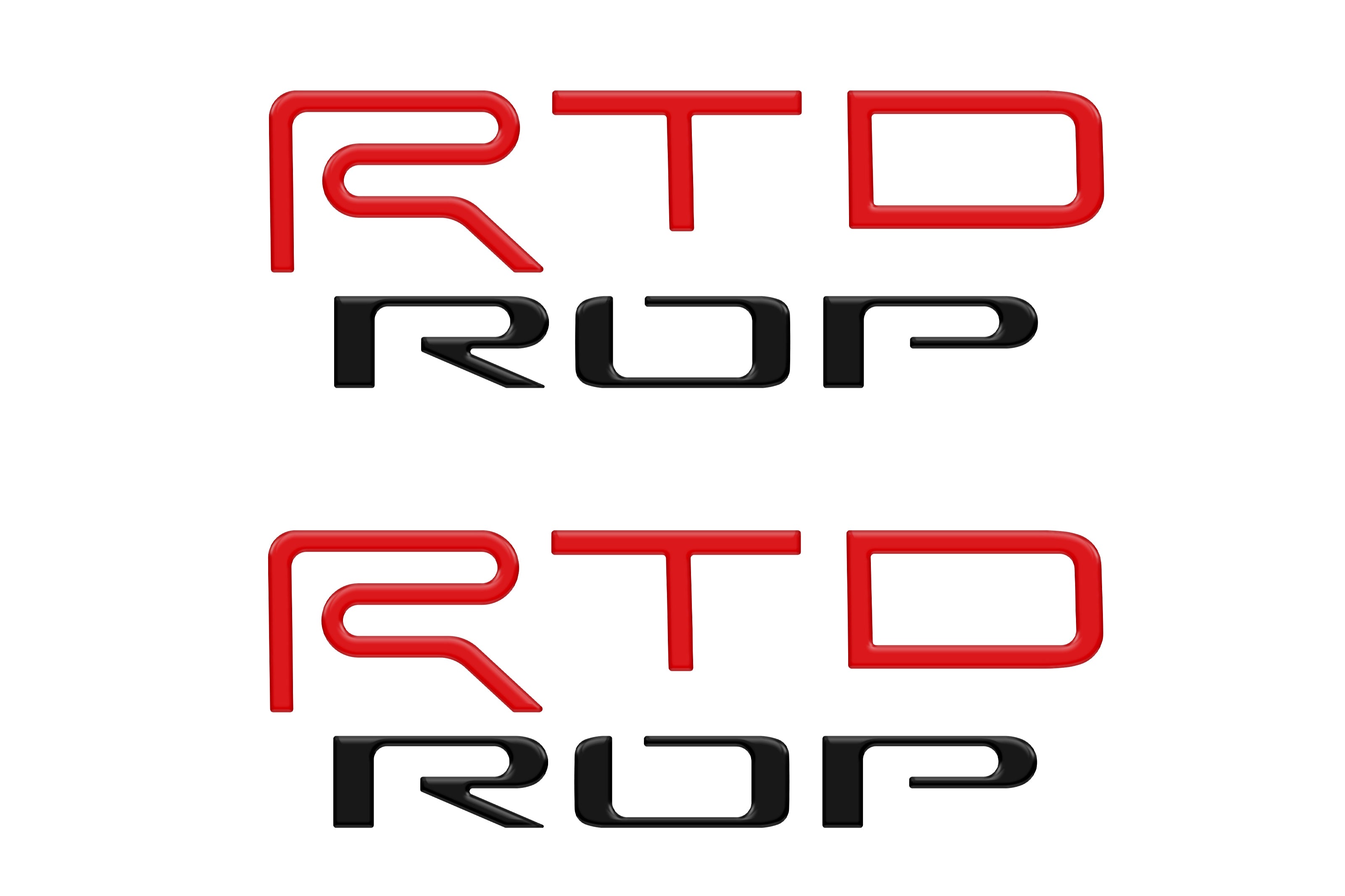 Hood Louver Letter Overlays Fits 2022-2026 Toyota Tundra TRD Pro