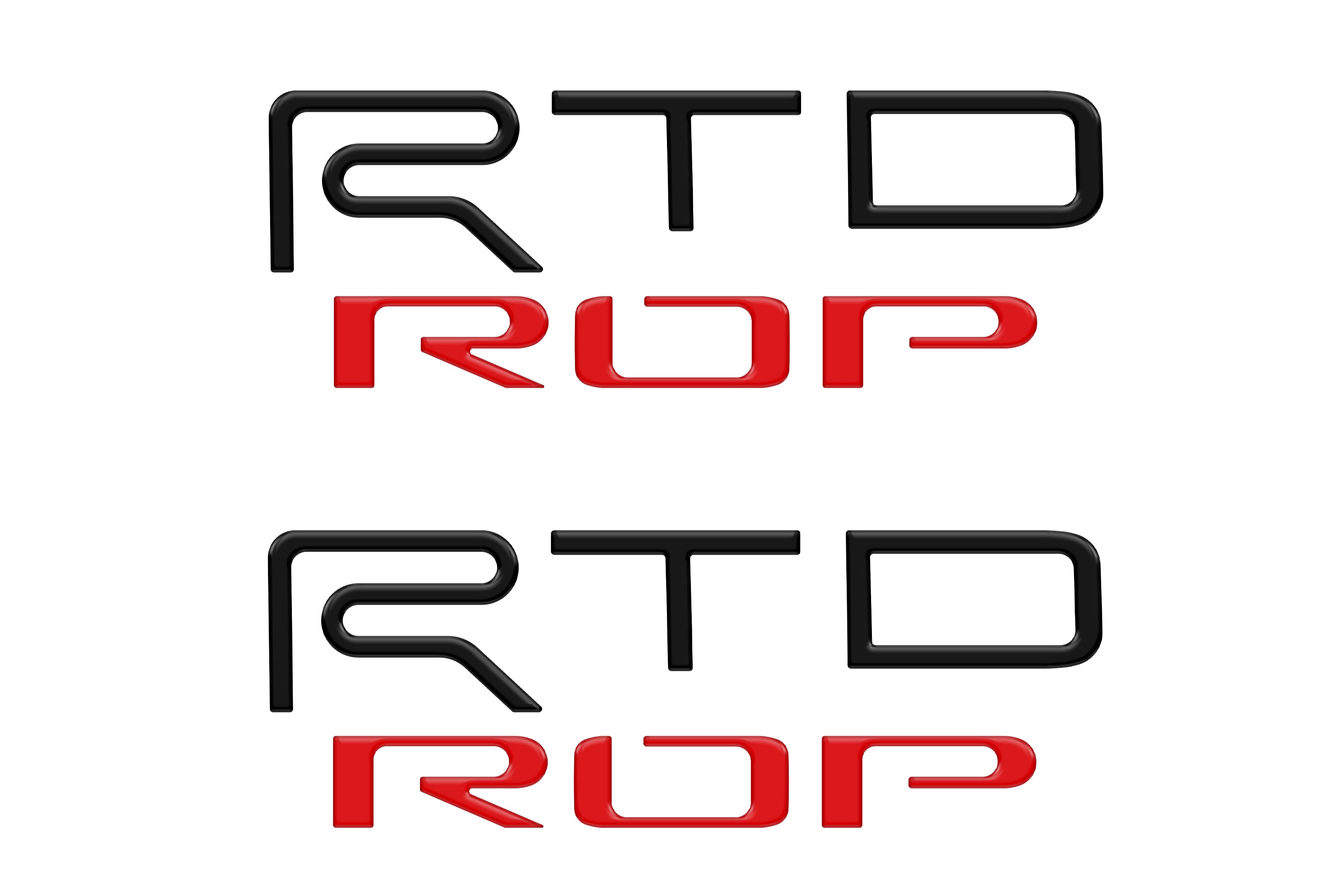 Hood Louver Letter Overlays Fits 2022-2026 Toyota Tundra TRD Pro