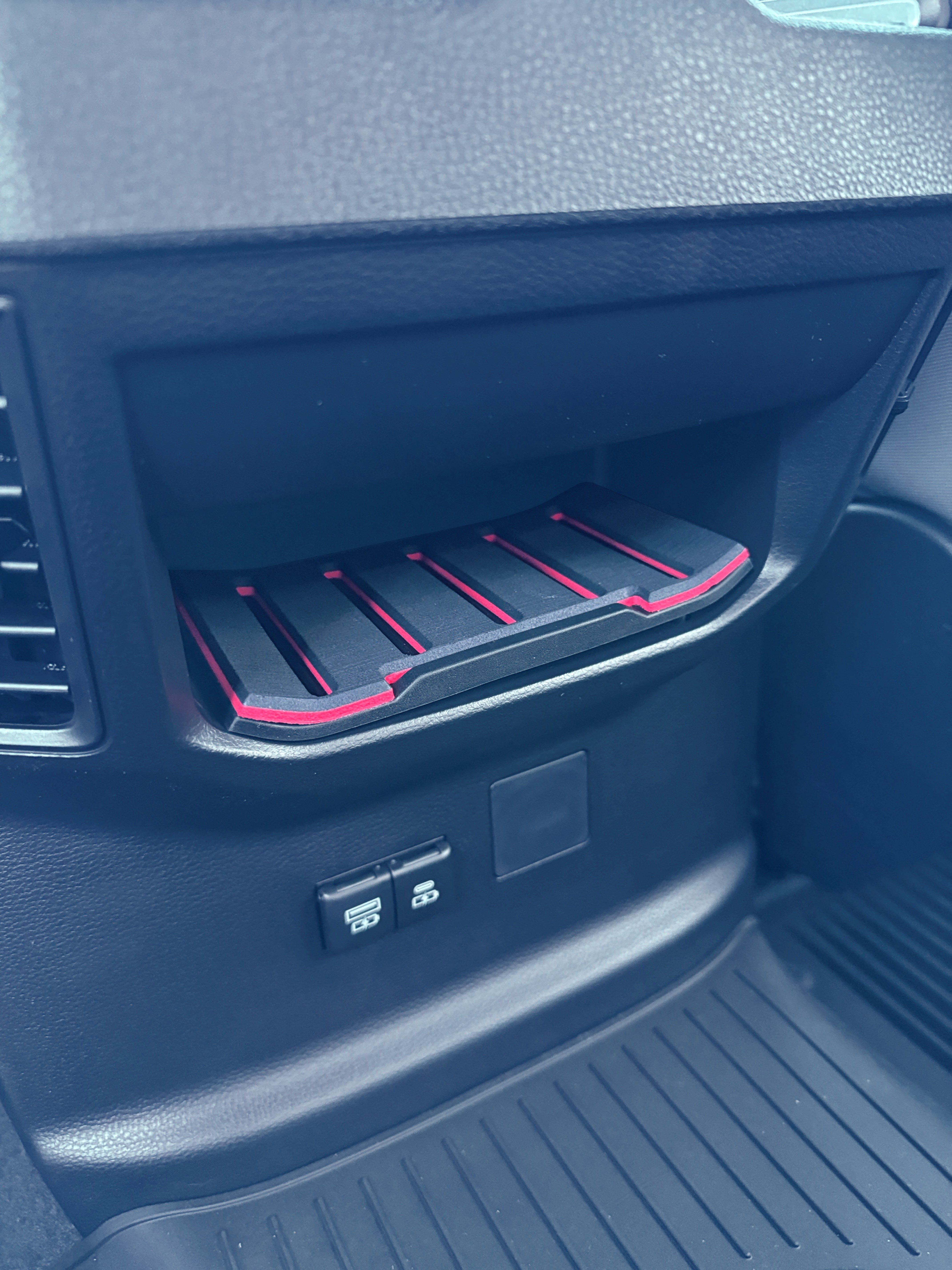 Rear Center Console Foam Inserts Fits 2022-2026 Toyota Tundra